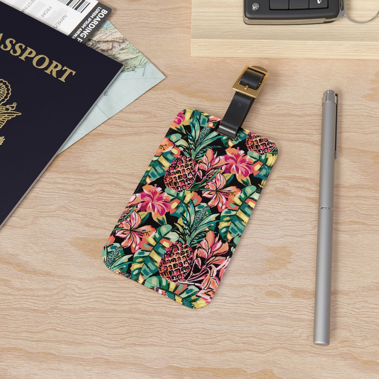 Pineapple Paradise Luggage Tag - Wandering Sunshine