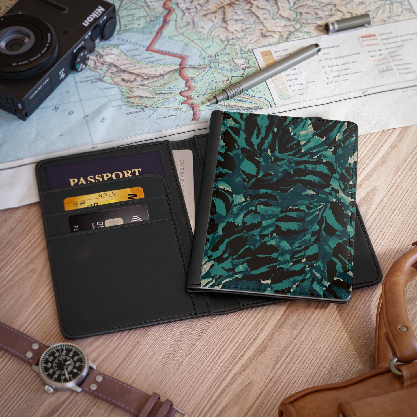 Subtropics Rainforest Passport Cover - Wandering Sunshine