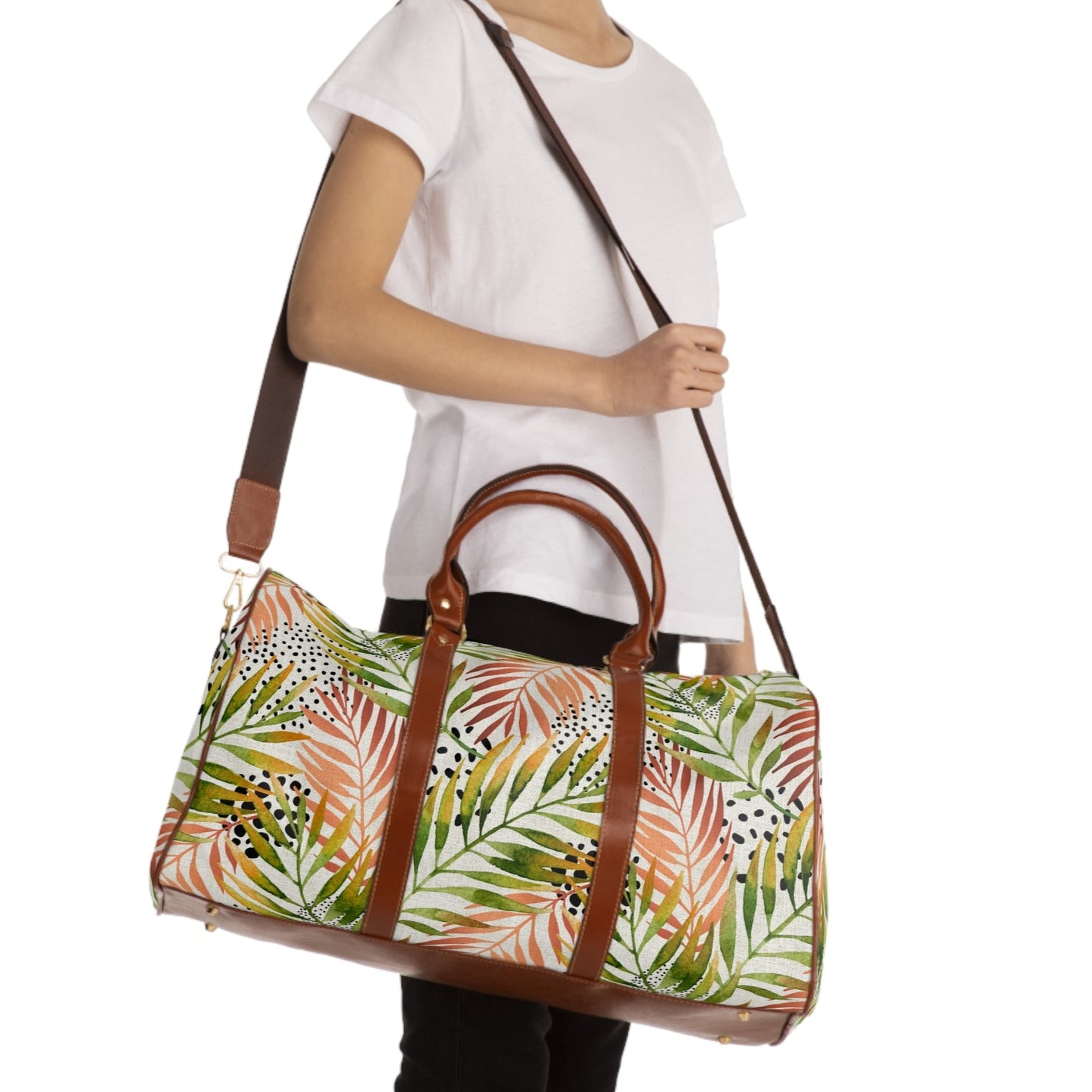 Tropical Leaves Weekender - Wandering Sunshine