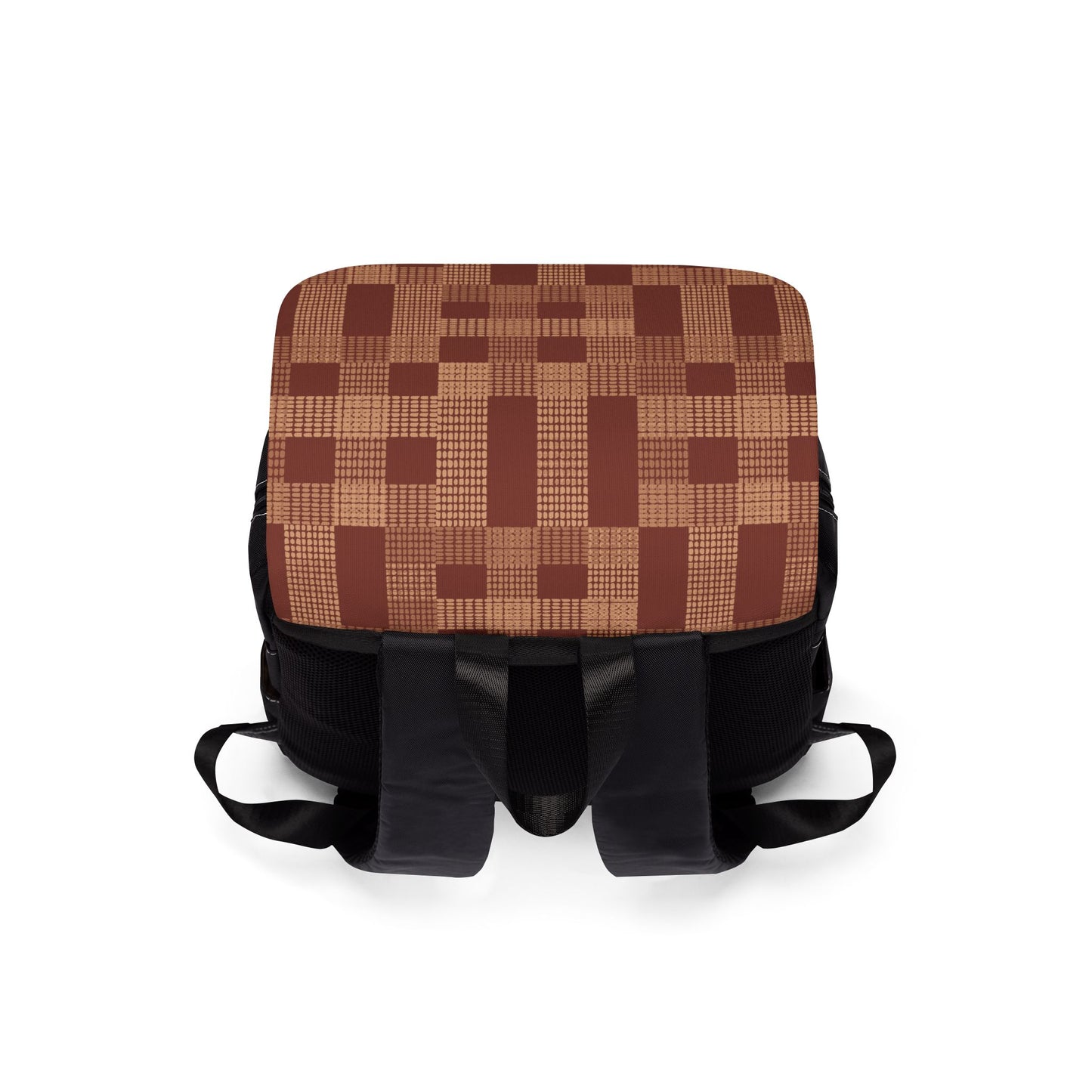 Plaid Interlock Commuter Backpack - Wandering Sunshine