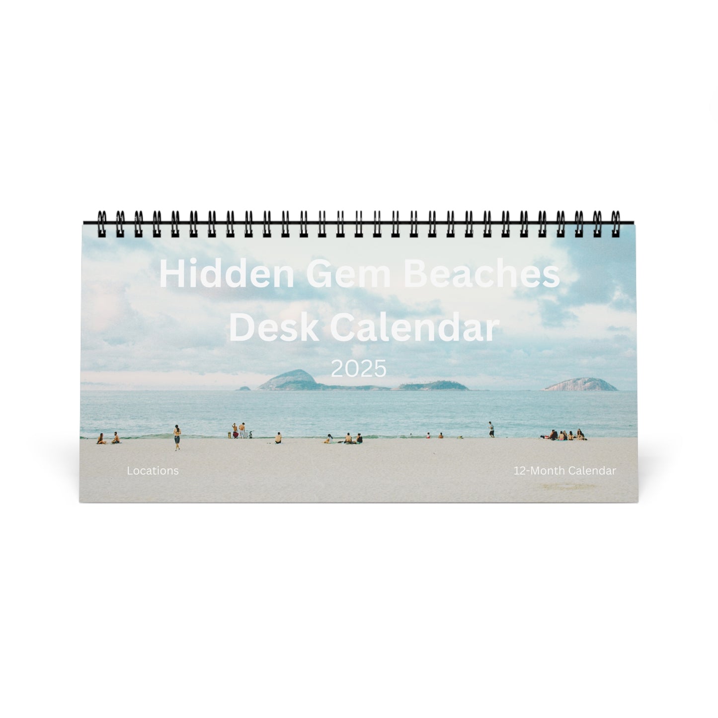 Hidden Gem Beaches Desktop Calendar