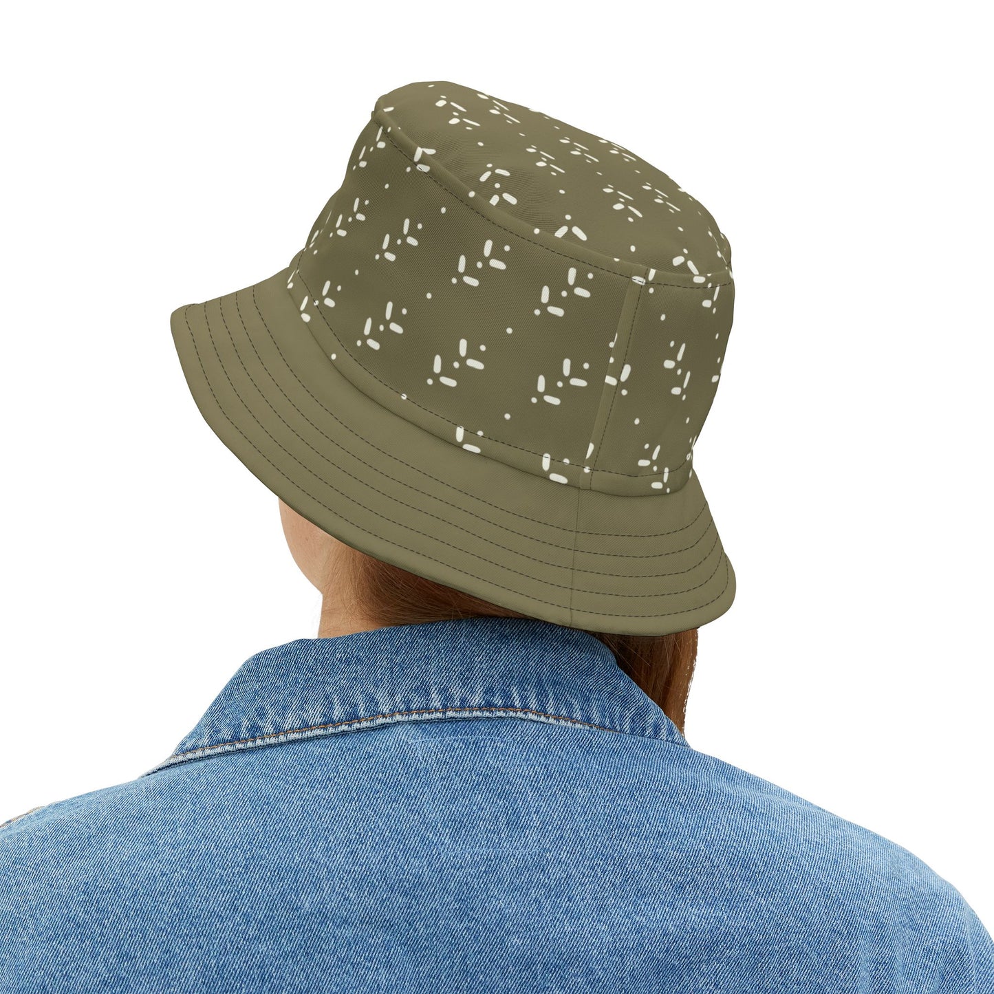 Fleur Stripe Bucket Hat – Stylish Sun Protection for Outdoor Adventures