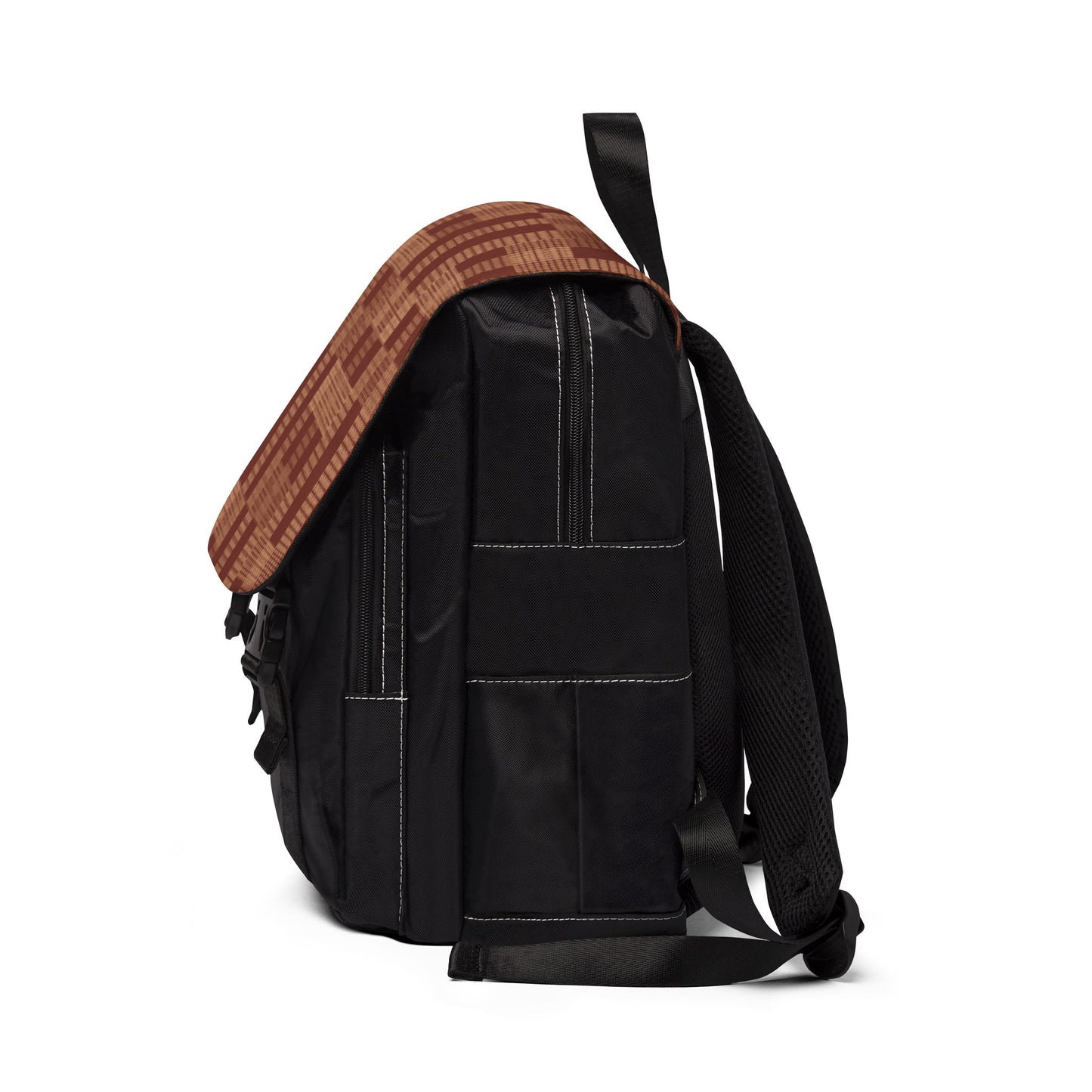 Plaid Interlock Commuter Backpack - Wandering Sunshine