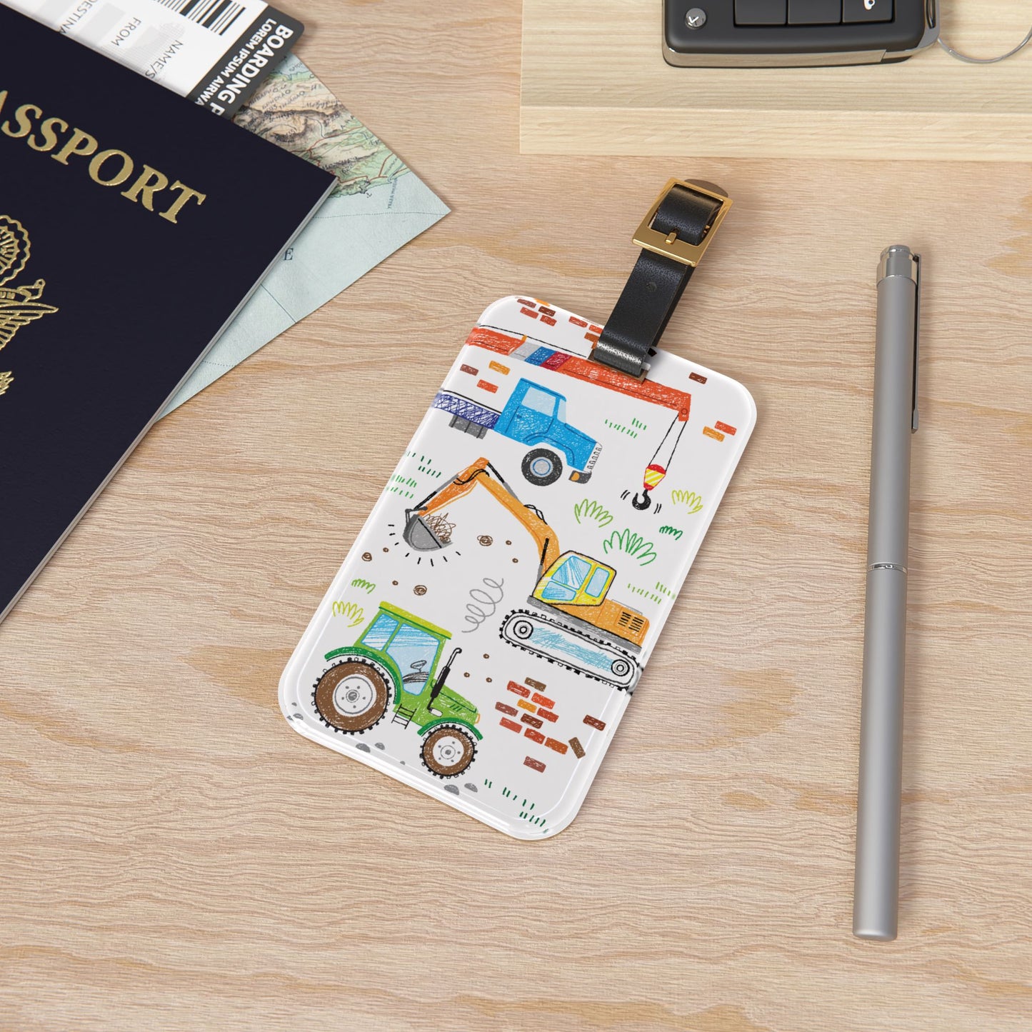 Little Trucker Luggage Tag - Wandering Sunshine