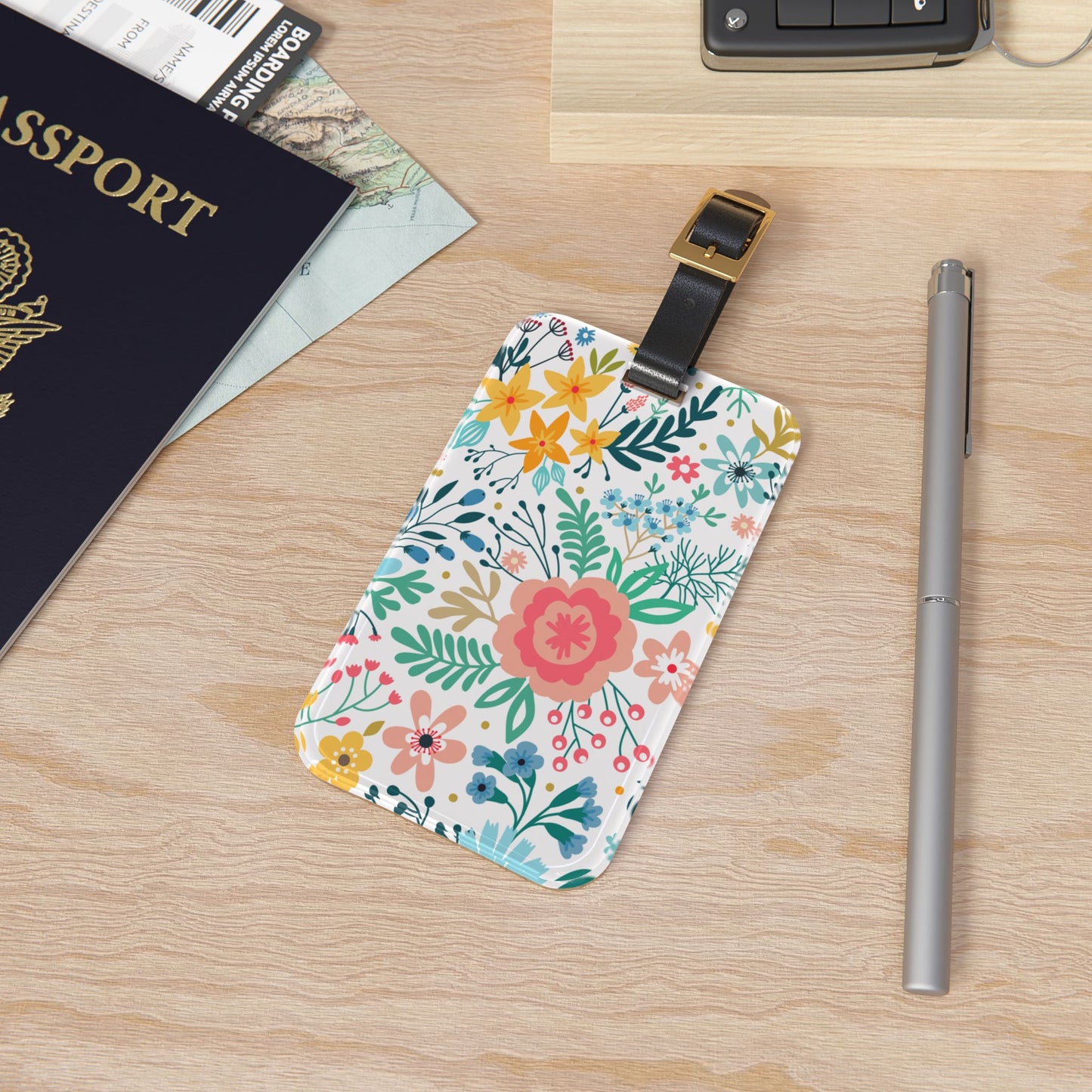 Garden Floral Luggage Tag - Wandering Sunshine