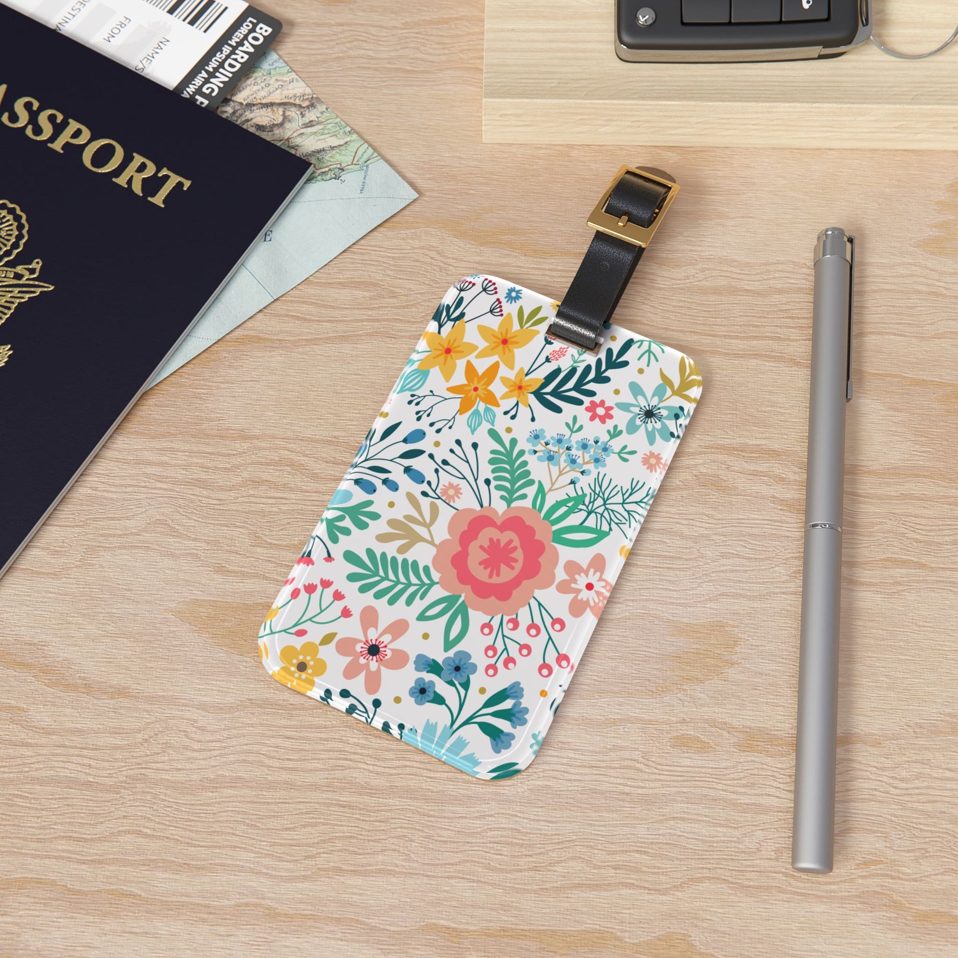 Garden Floral Luggage Tag - Wandering Sunshine
