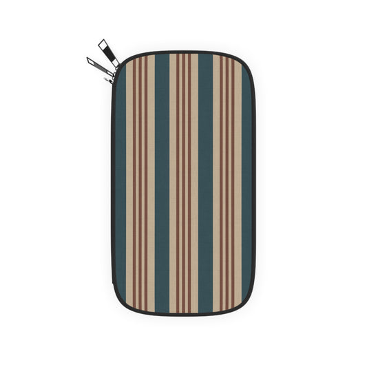 Casual Stripe Travel Wallet - Wandering Sunshine