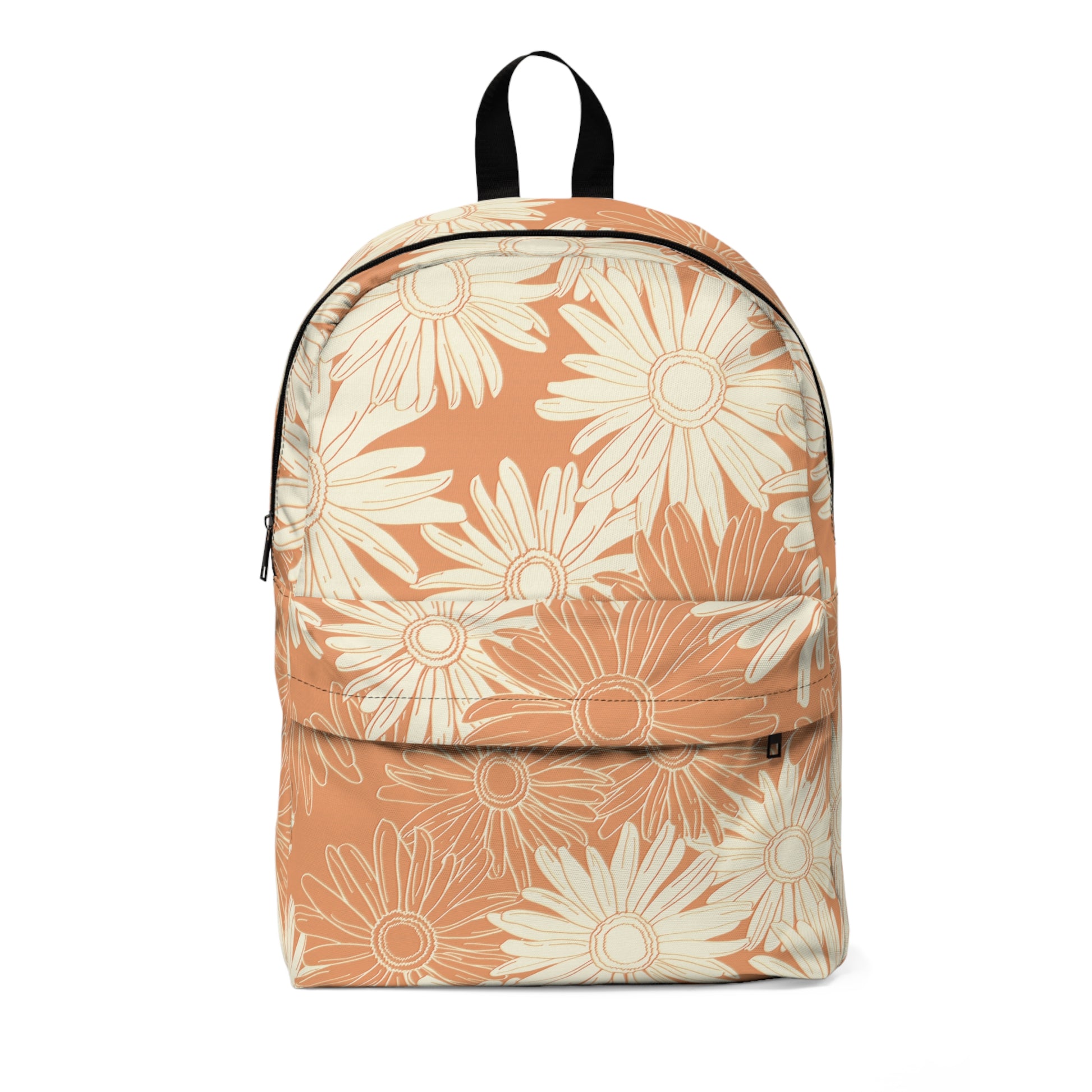 Vintage Gerber Daisy Unisex Backpack - Trendy & Stylish for Everyday Use - Wandering Sunshine