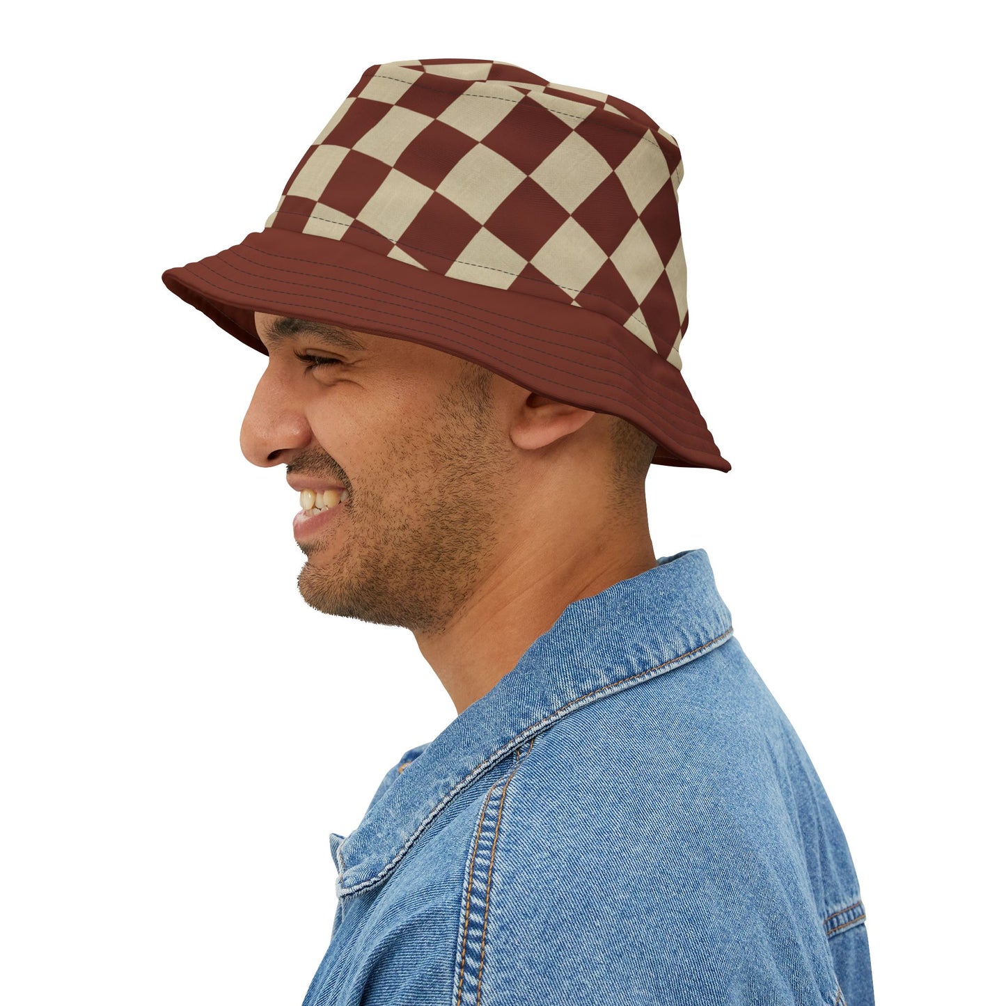 Check Bucket Hat – Stylish Sun Protection for Outdoor Adventures