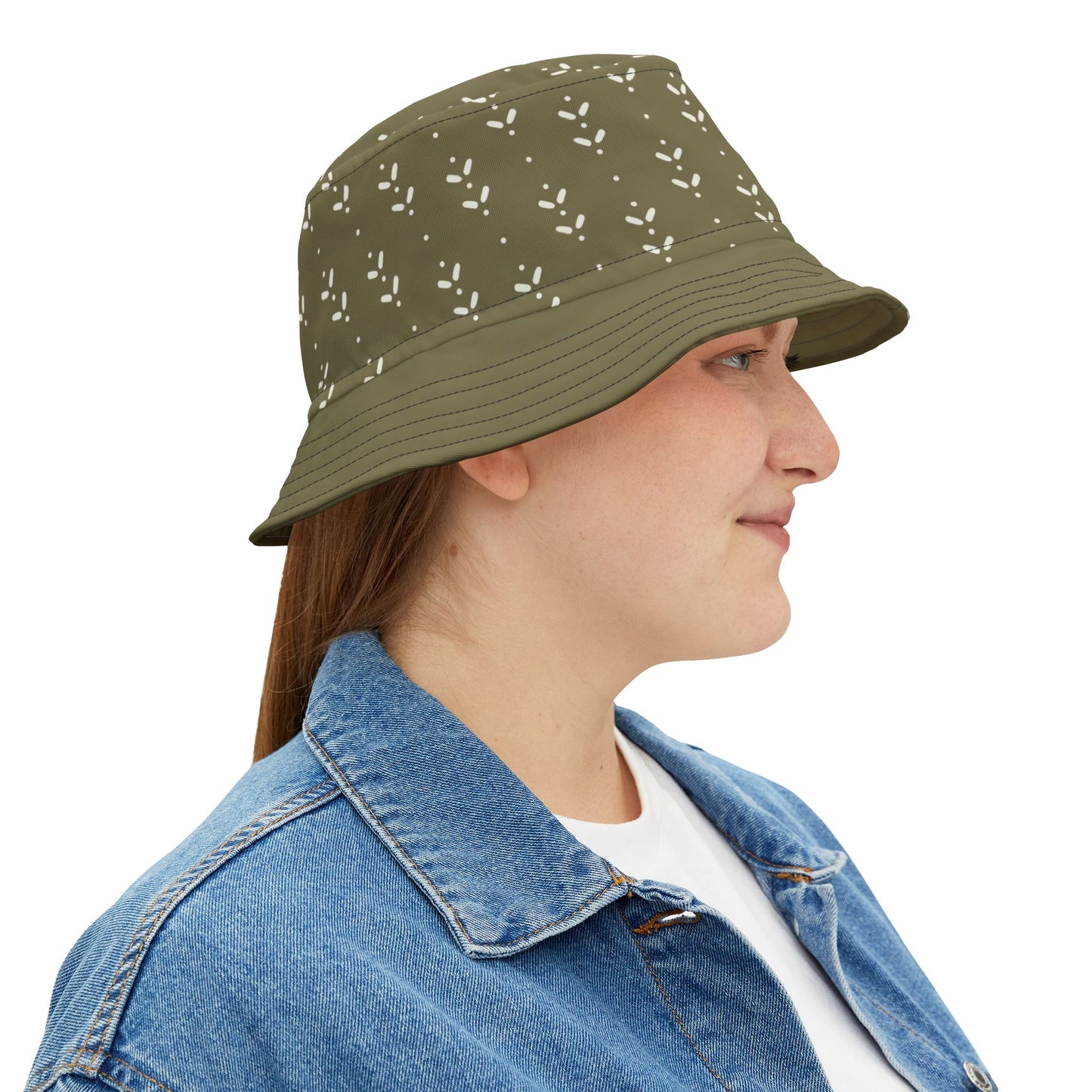 Fleur Stripe Bucket Hat – Stylish Sun Protection for Outdoor Adventures