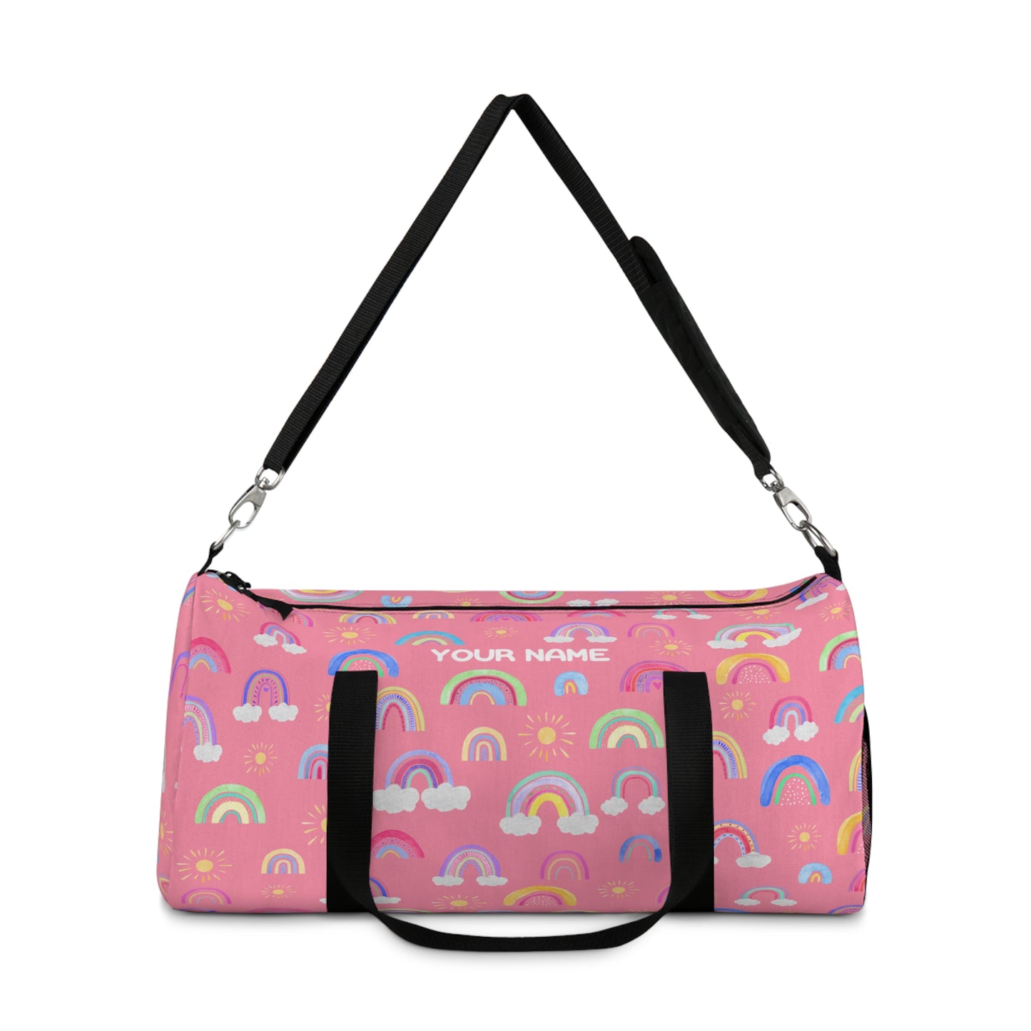 Rainbow & Sunshine Customizable Duffel Bag