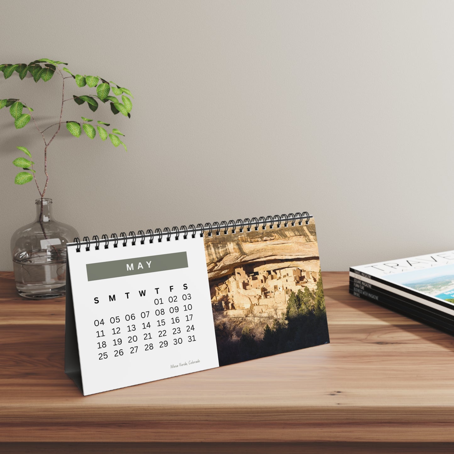 U.S. Scenes Desktop Calendar