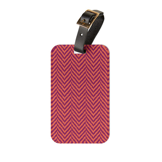 Vibrant Chevron Luggage Tag