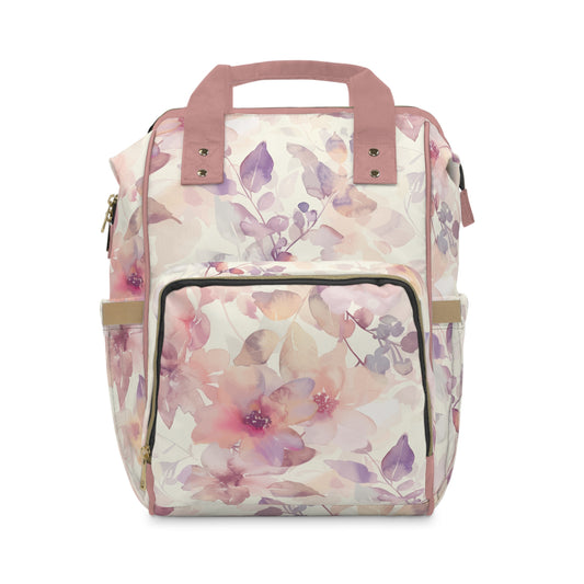 Ethereal Blossoms Multifunctional Diaper Backpack - Wandering Sunshine
