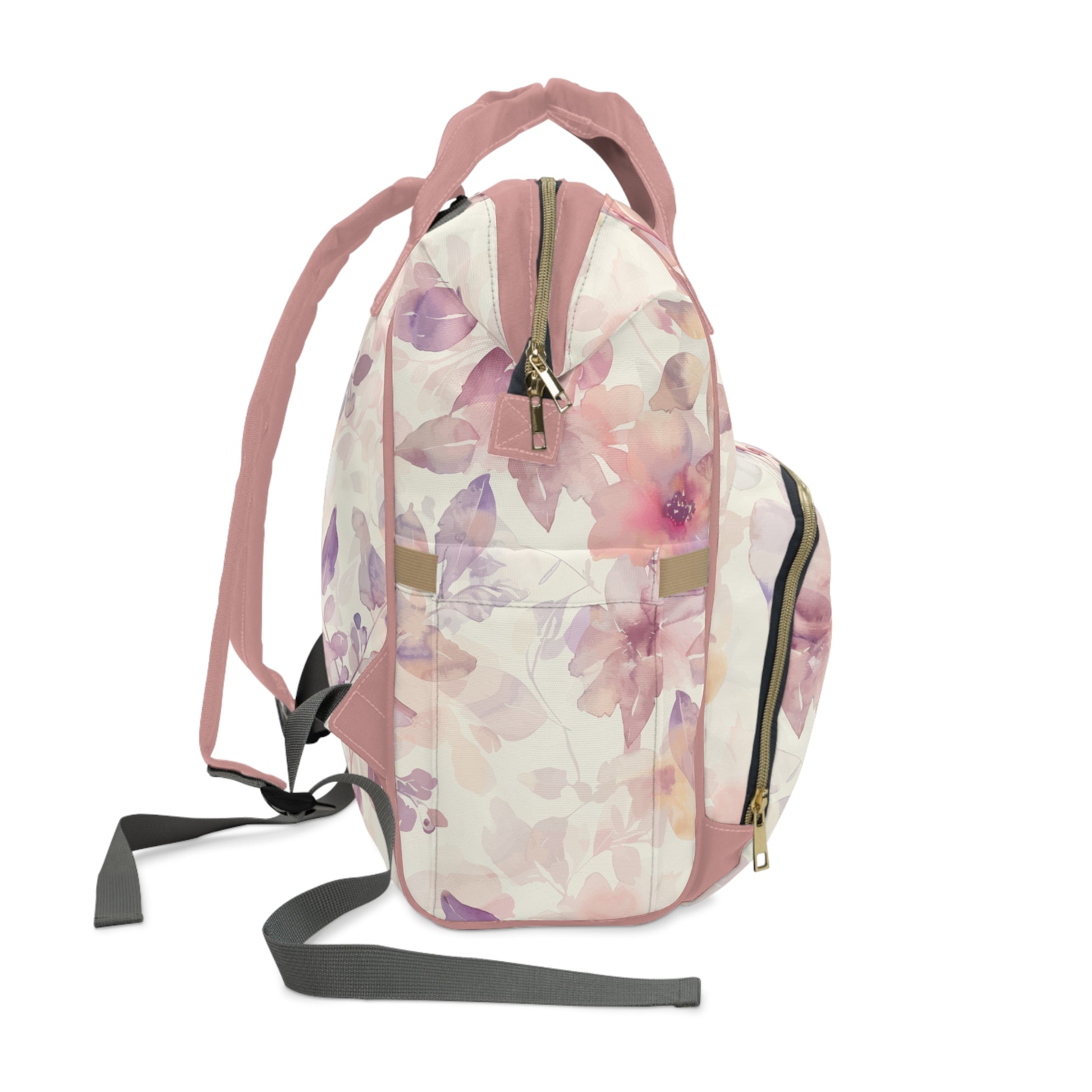 Ethereal Blossoms Multifunctional Diaper Backpack - Wandering Sunshine