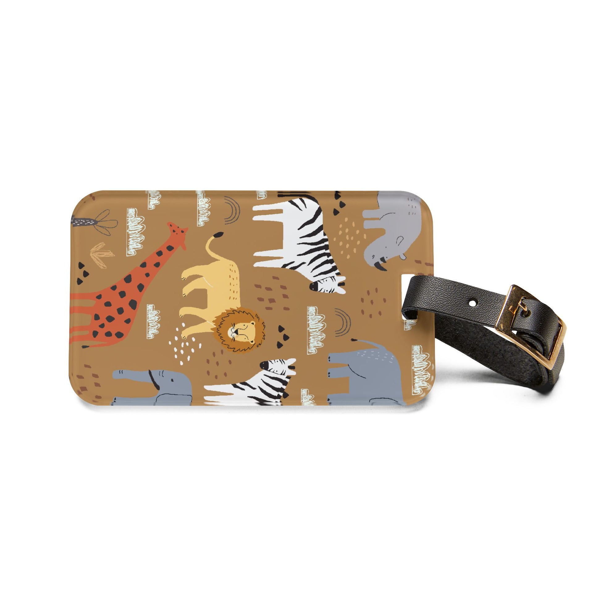 Safari Animals Luggage Tag - Wandering Sunshine