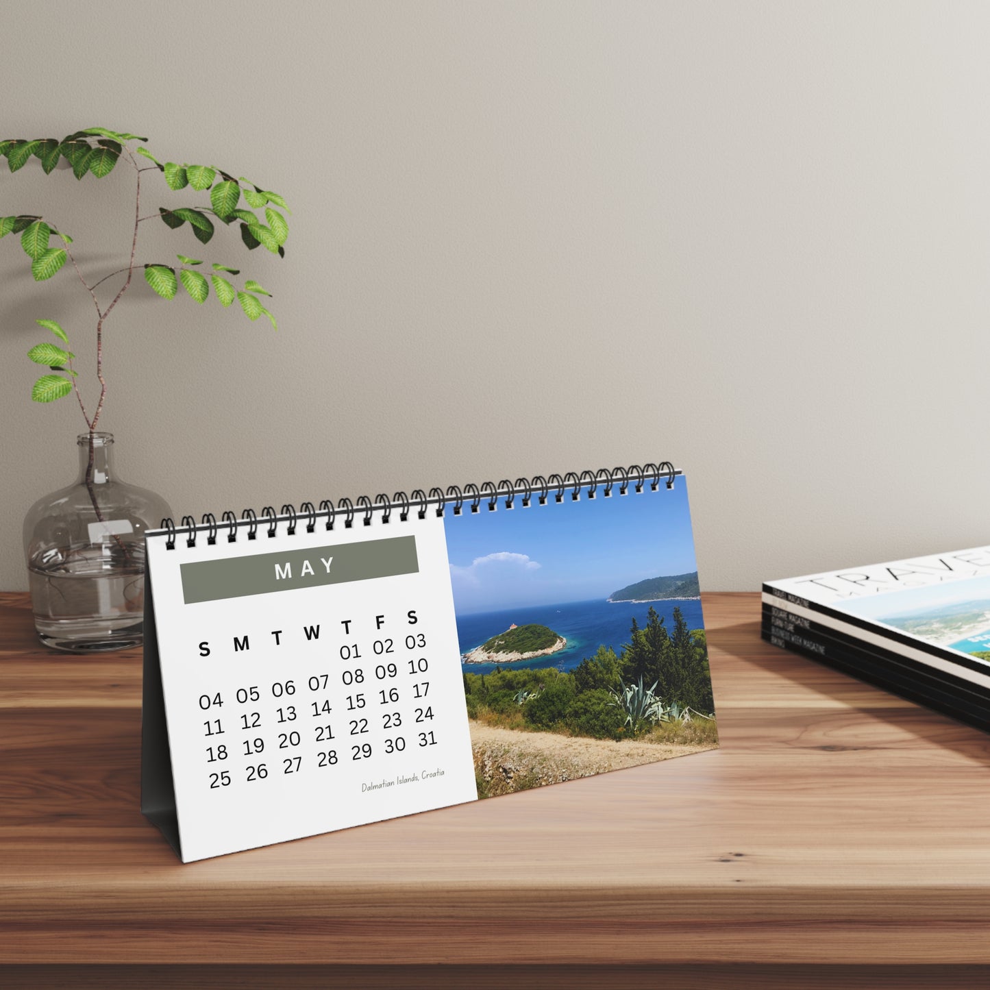 Hidden Gem Beaches Desktop Calendar