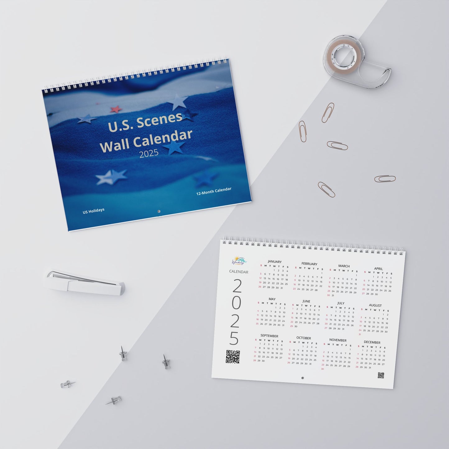 U.S. Scenes Wall Calendar