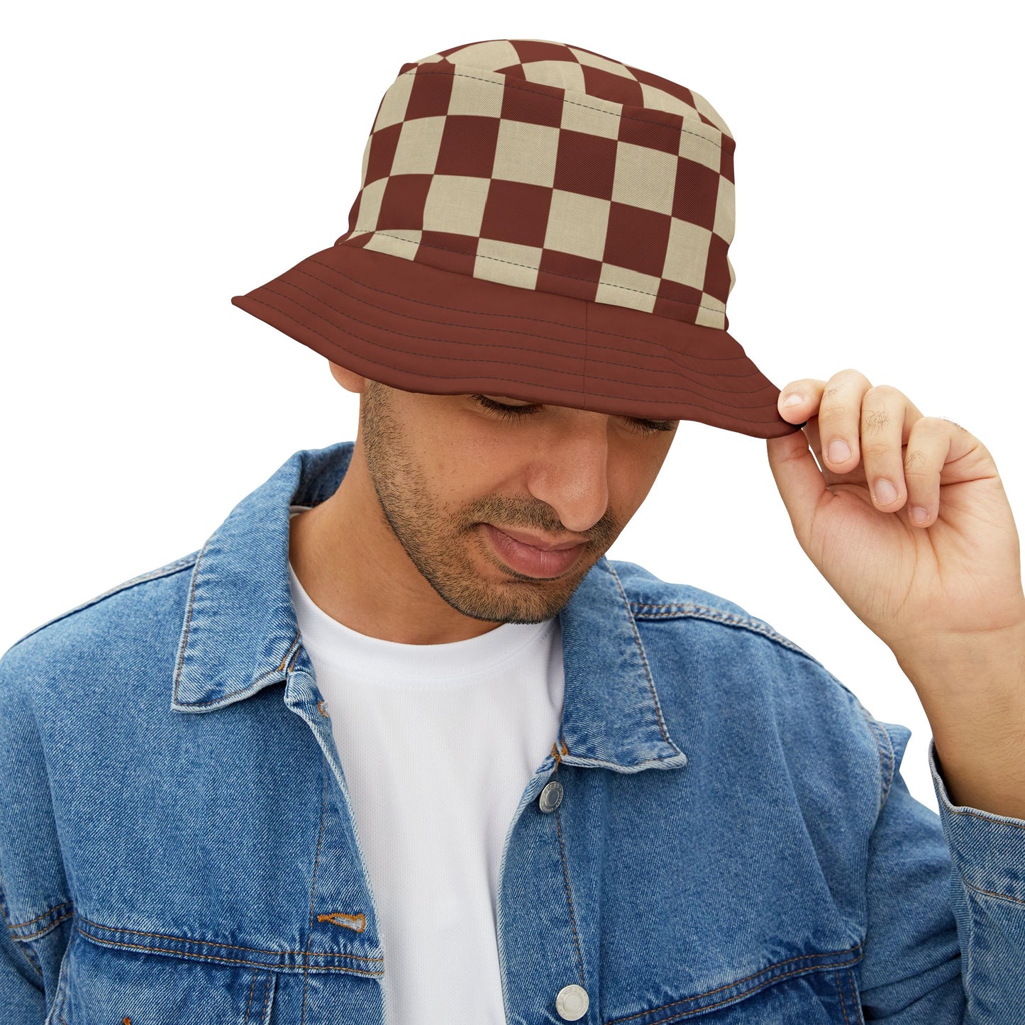 Check Bucket Hat – Stylish Sun Protection for Outdoor Adventures