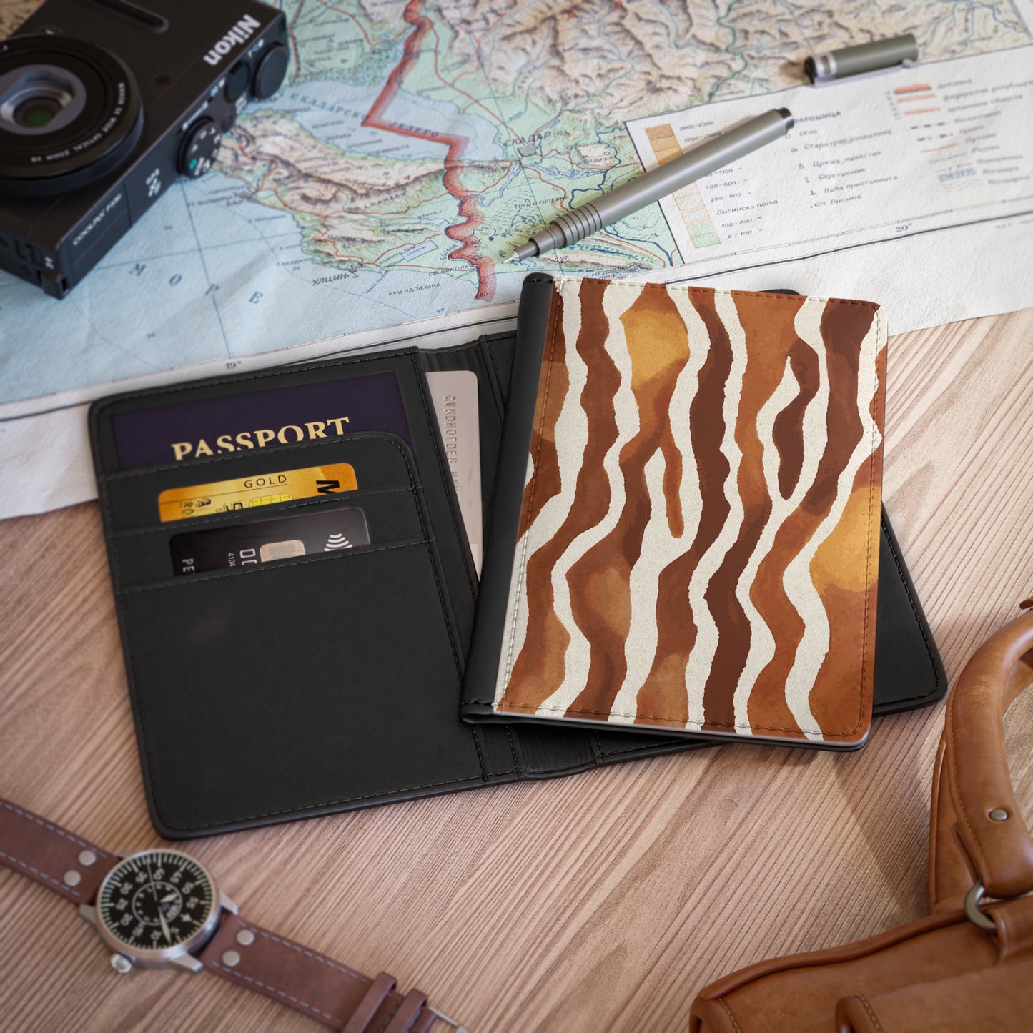 Sassy Stripes Passport Cover