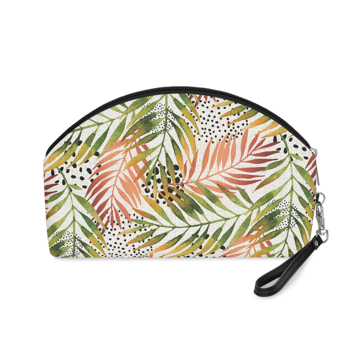 Tropical Leaves Makeup Bag