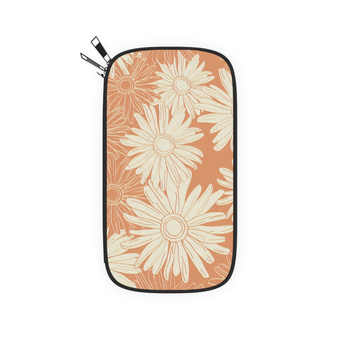 Vintage Gerber Daisy Travel Wallet - Wandering Sunshine