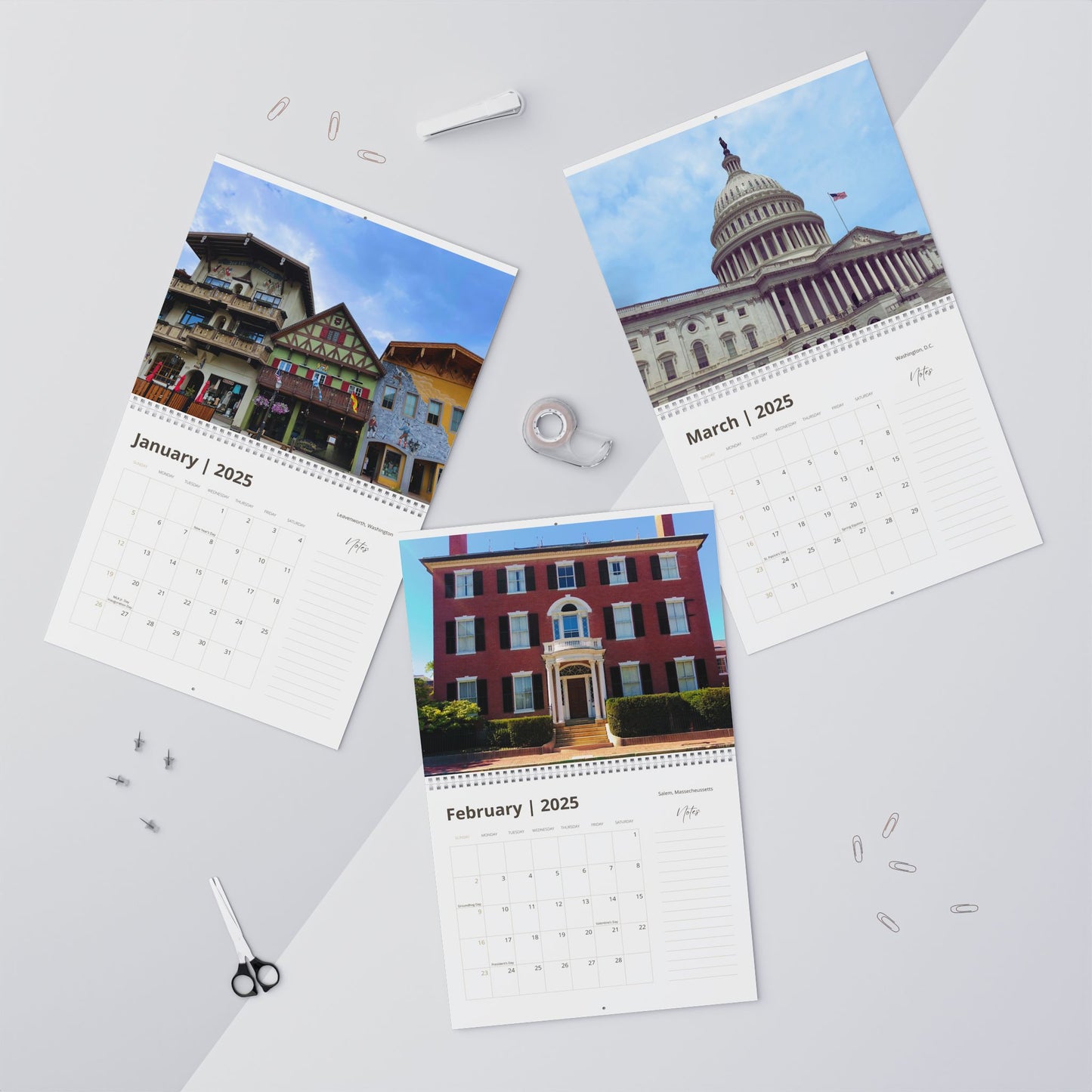 U.S. Scenes Wall Calendar