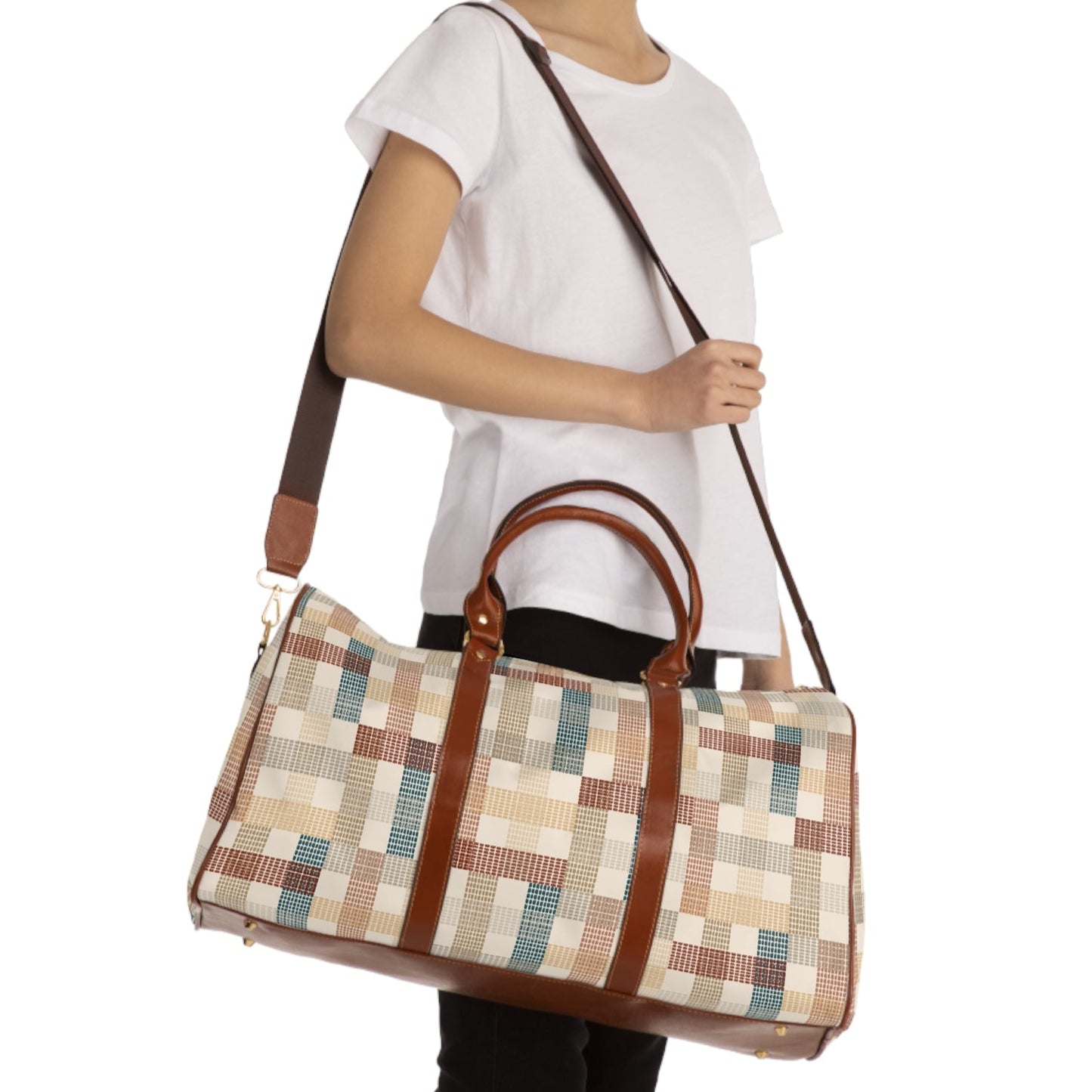 Plaid Interlock Weekender - Wandering Sunshine