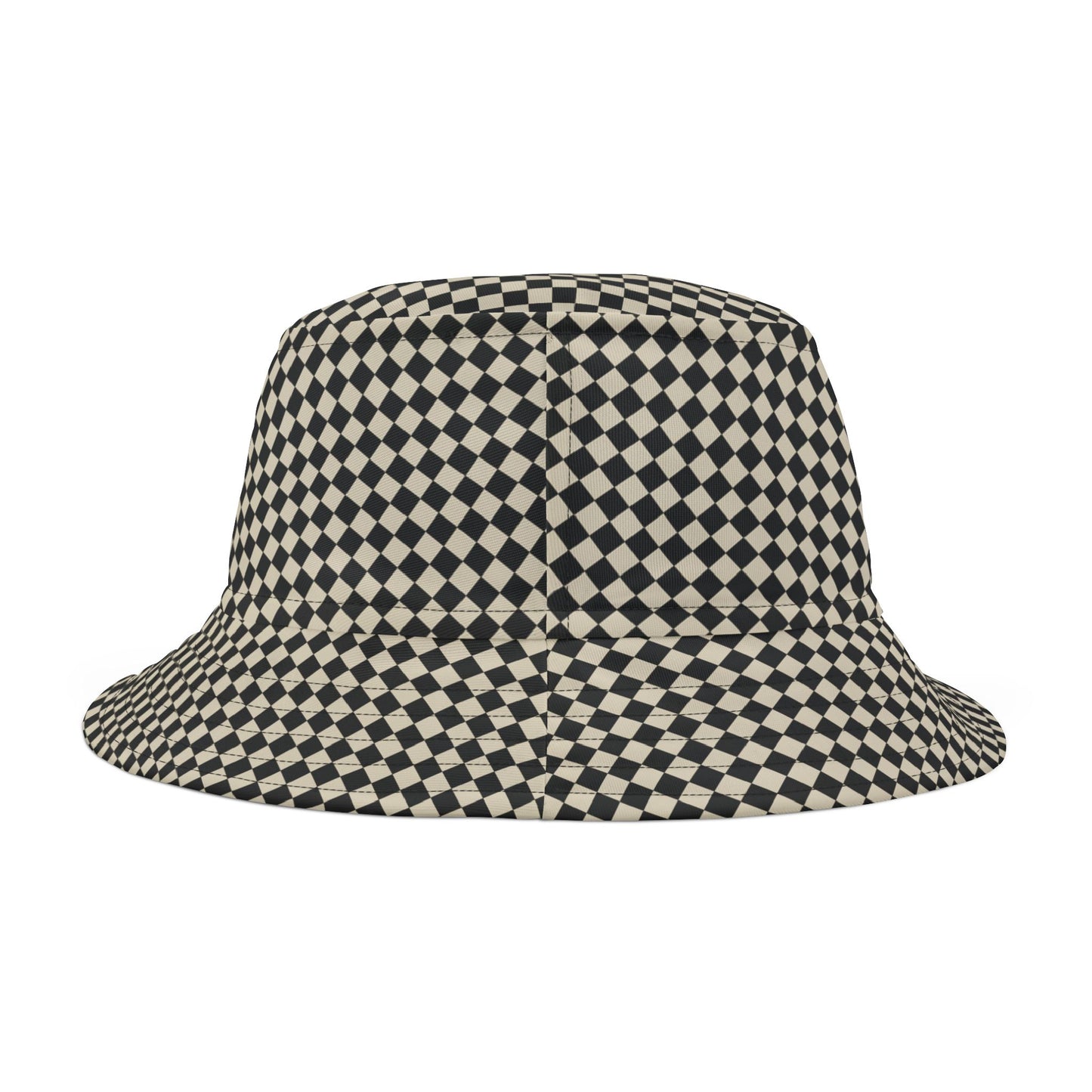 Micro Check Bucket Hat – Stylish Sun Protection for Outdoor Adventures