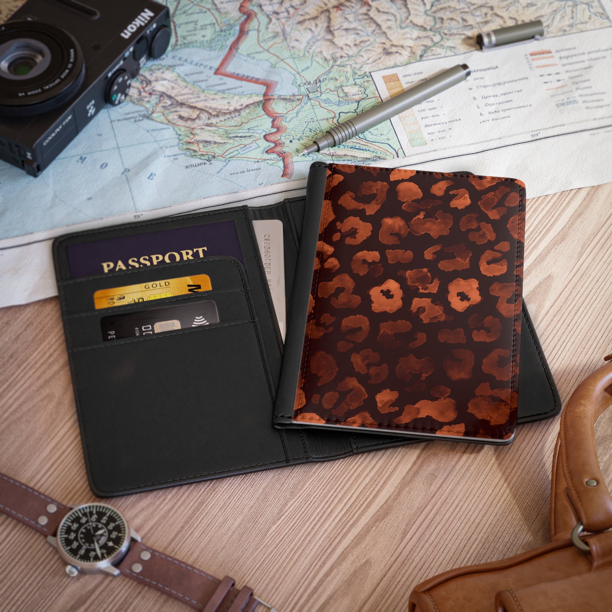 Classic Cheetah Passport Cover - Wandering Sunshine