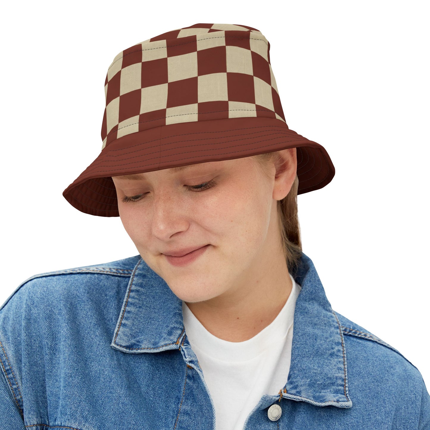 Check Bucket Hat – Stylish Sun Protection for Outdoor Adventures