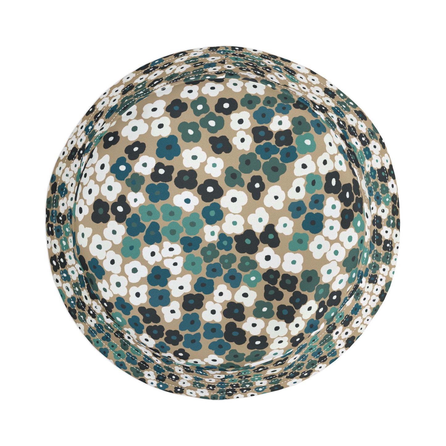 Floral Patch Bucket Hat – Stylish Sun Protection for Outdoor Adventures