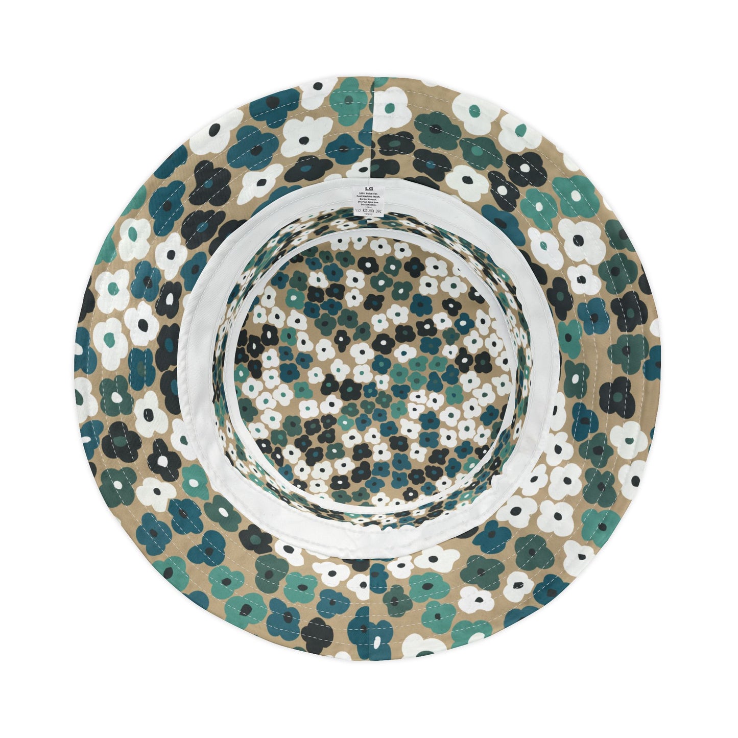 Floral Patch Bucket Hat – Stylish Sun Protection for Outdoor Adventures