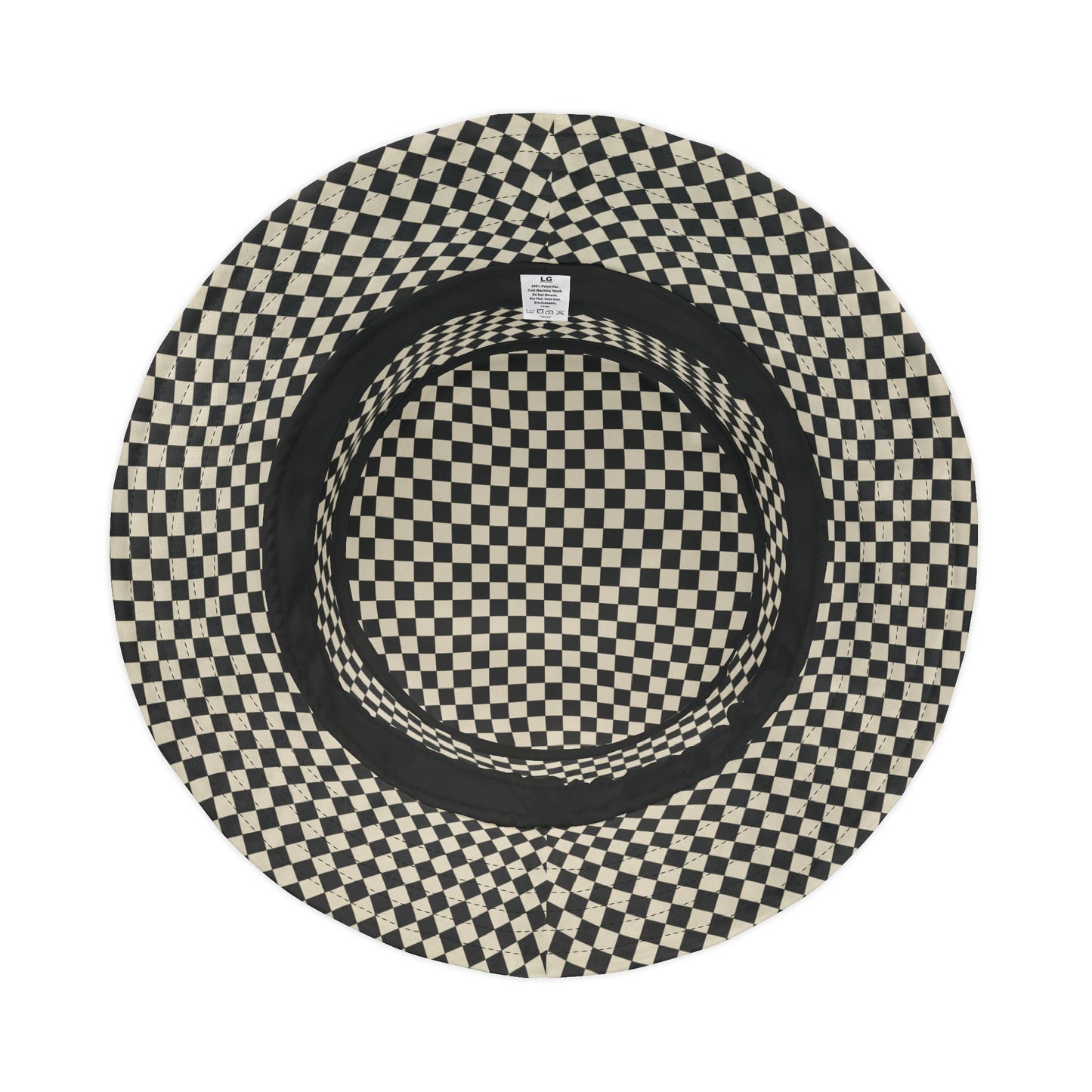 Micro Check Bucket Hat – Stylish Sun Protection for Outdoor Adventures