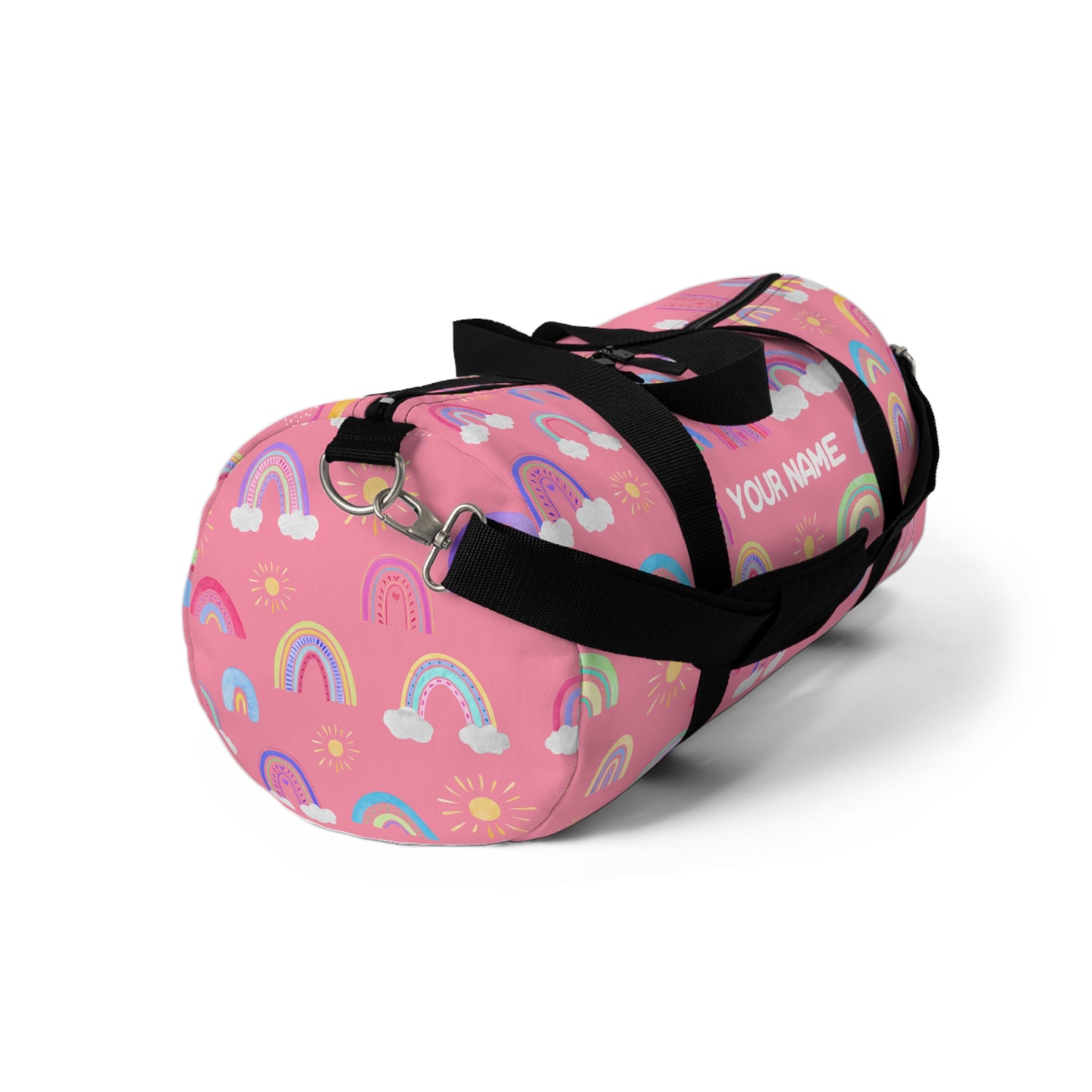 Rainbow & Sunshine Customizable Duffel Bag