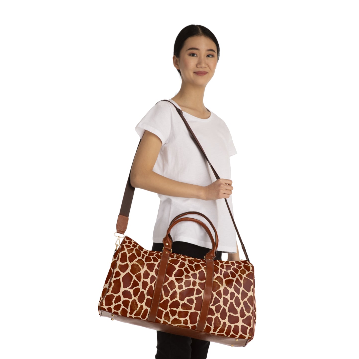 Giraffe Print Weekender