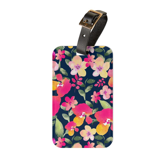 Lush Island Florals Luggage Tag