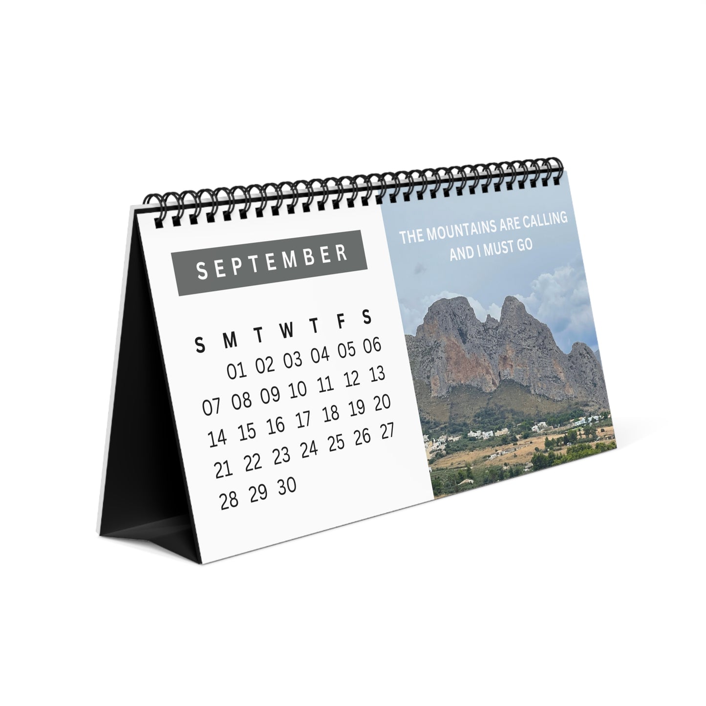 Travel Inspiration Desktop Calendar