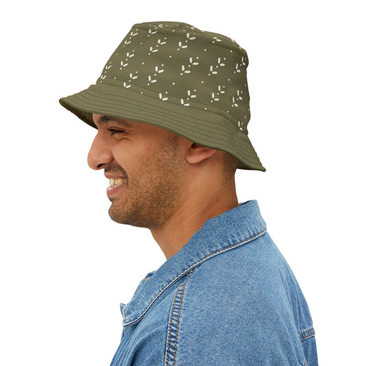 Fleur Stripe Bucket Hat – Stylish Sun Protection for Outdoor Adventures