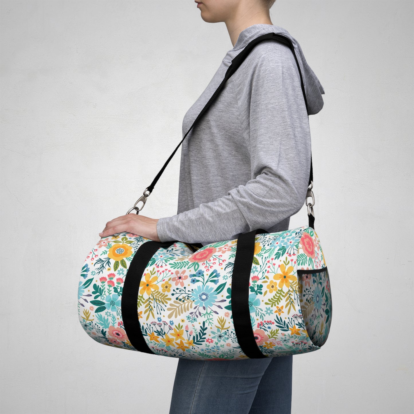 Garden Floral Duffel Bag - Wandering Sunshine