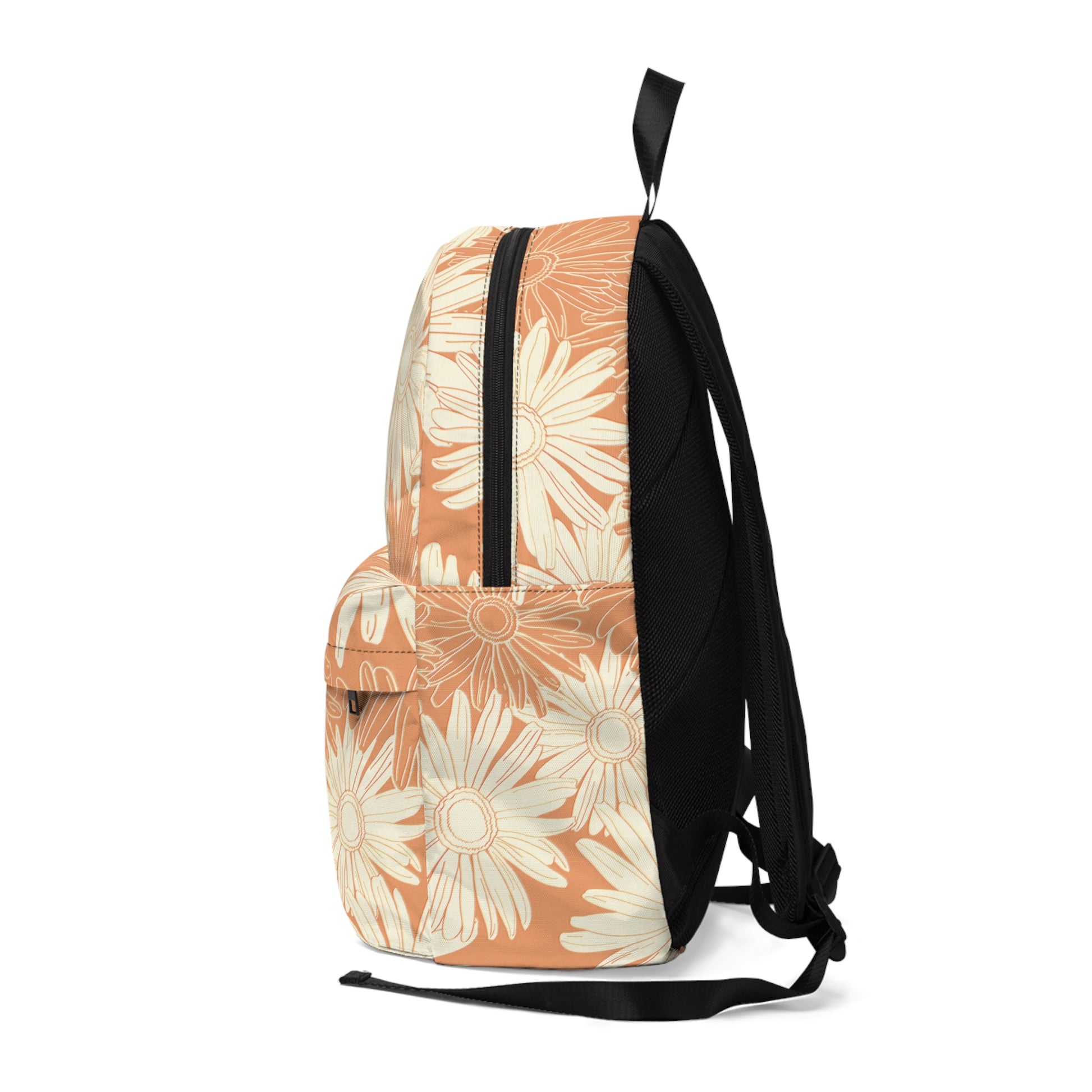 Vintage Gerber Daisy Unisex Backpack - Trendy & Stylish for Everyday Use - Wandering Sunshine