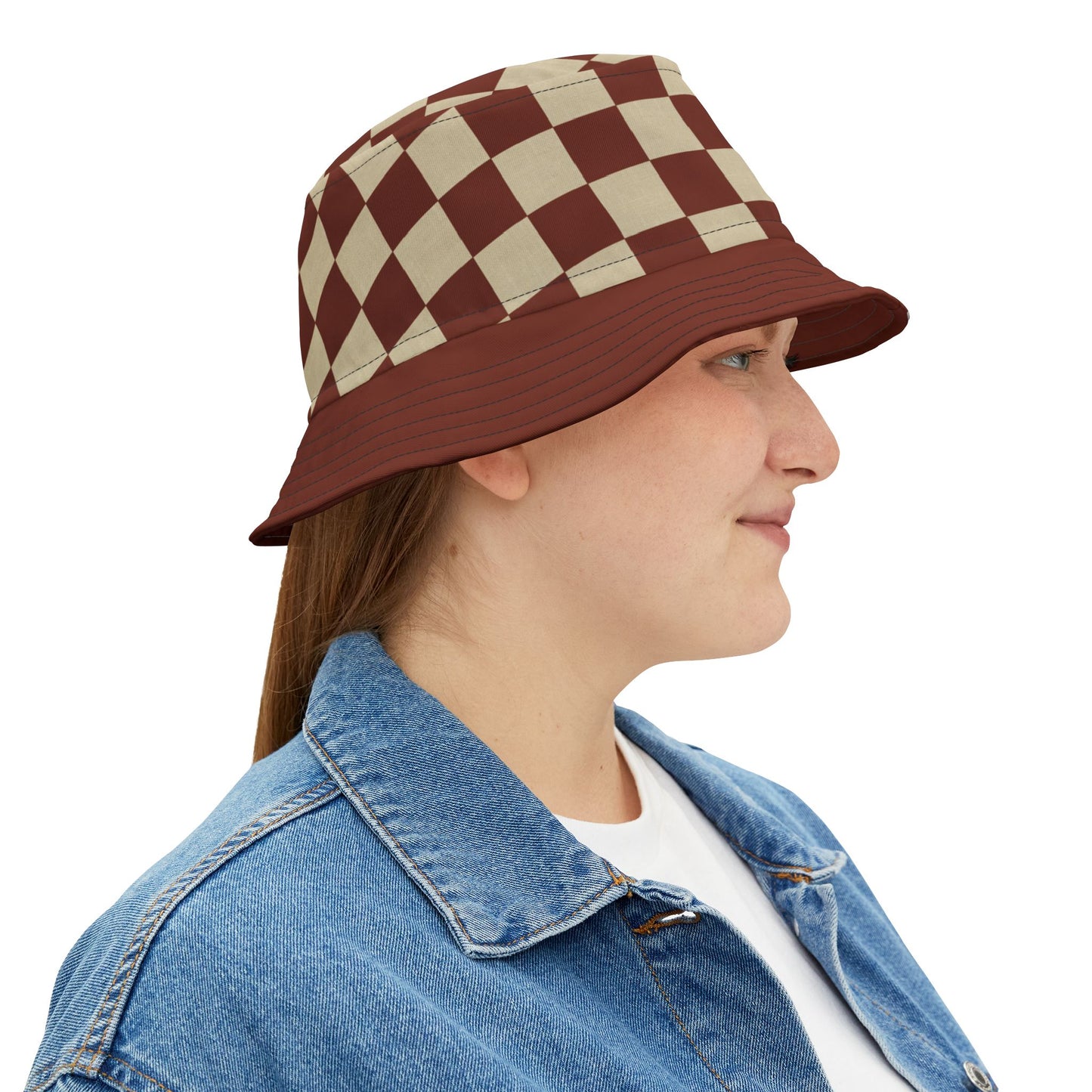 Check Bucket Hat – Stylish Sun Protection for Outdoor Adventures