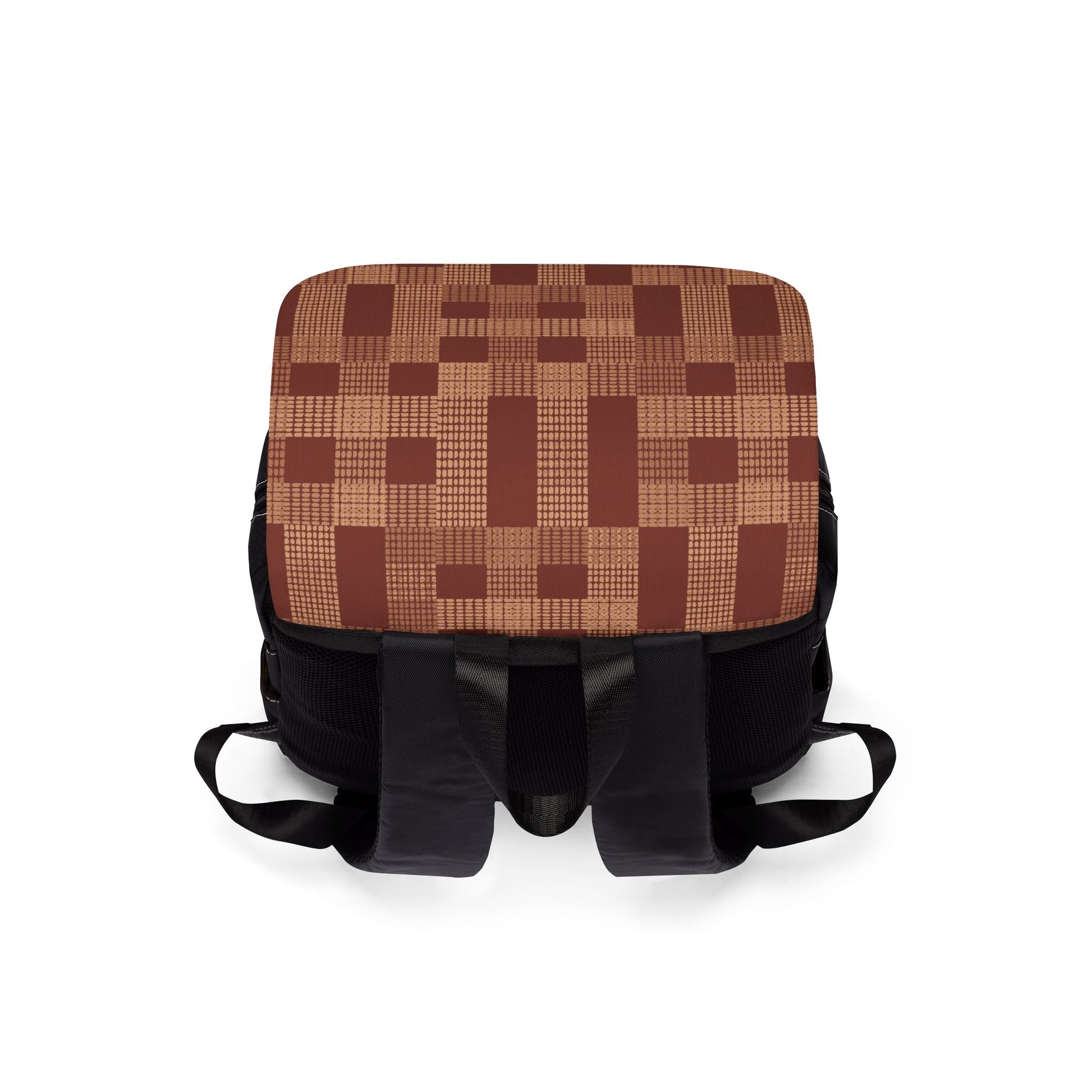 Plaid Interlock Commuter Backpack - Wandering Sunshine