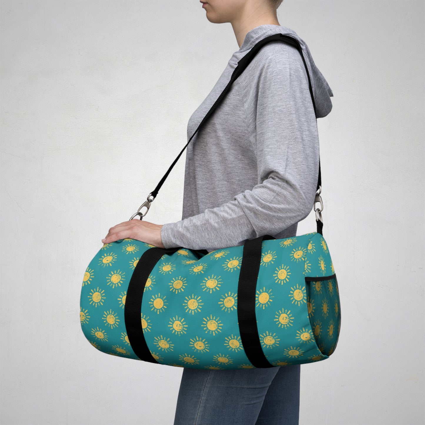 Duffle Bag with Sunshine Print