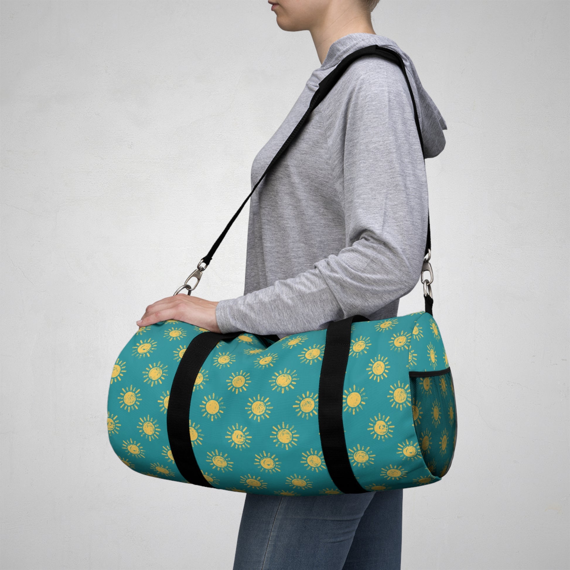 Duffle Bag with Sunshine Print