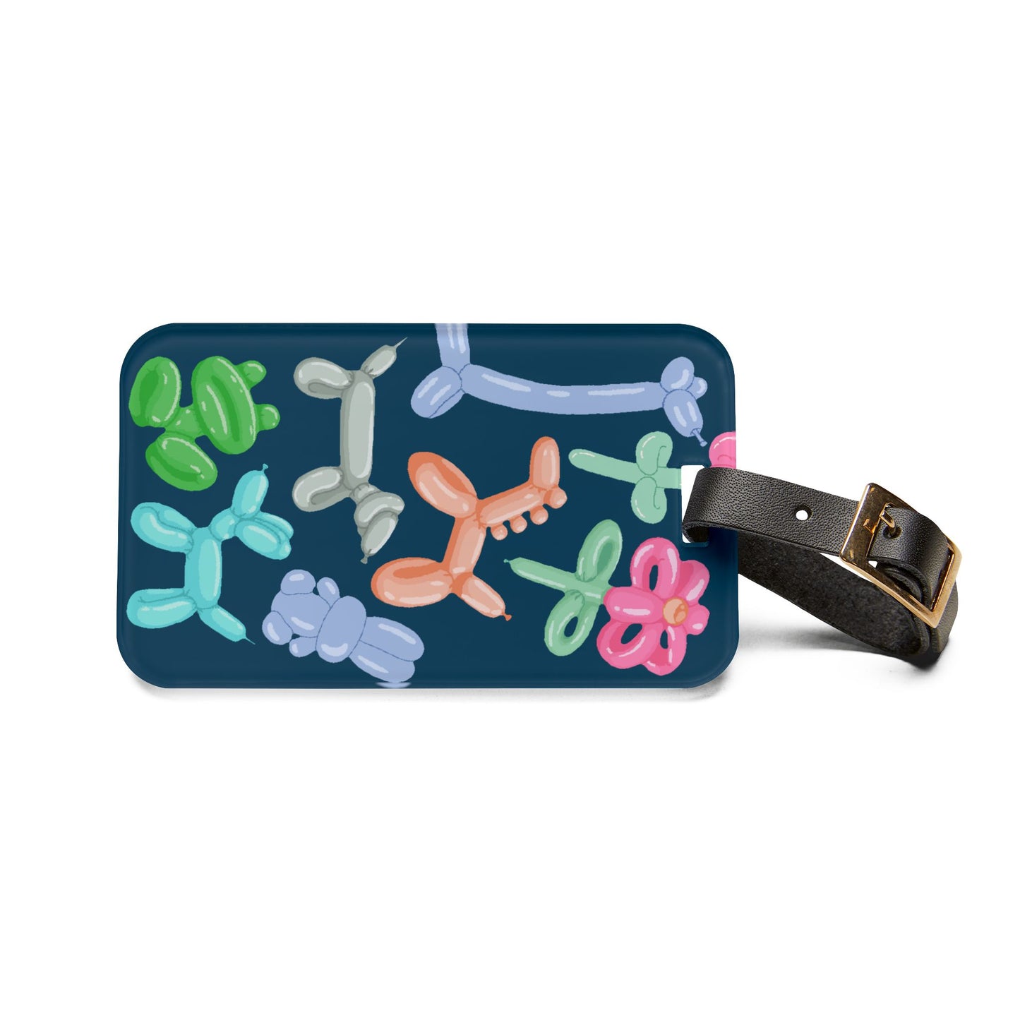 Luggage Tag with Balloon Animals 