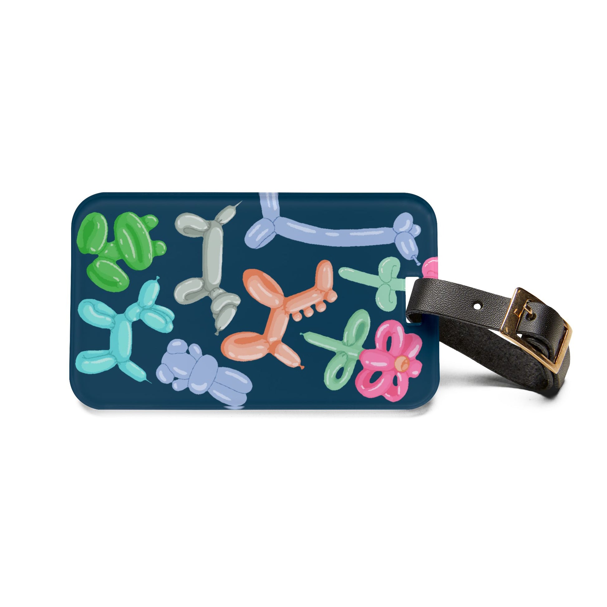 Luggage Tag with Balloon Animals 