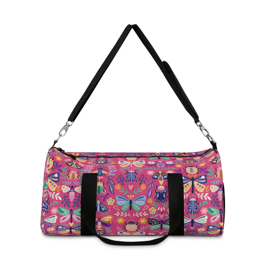 Duffle bag with Butterfly Print
