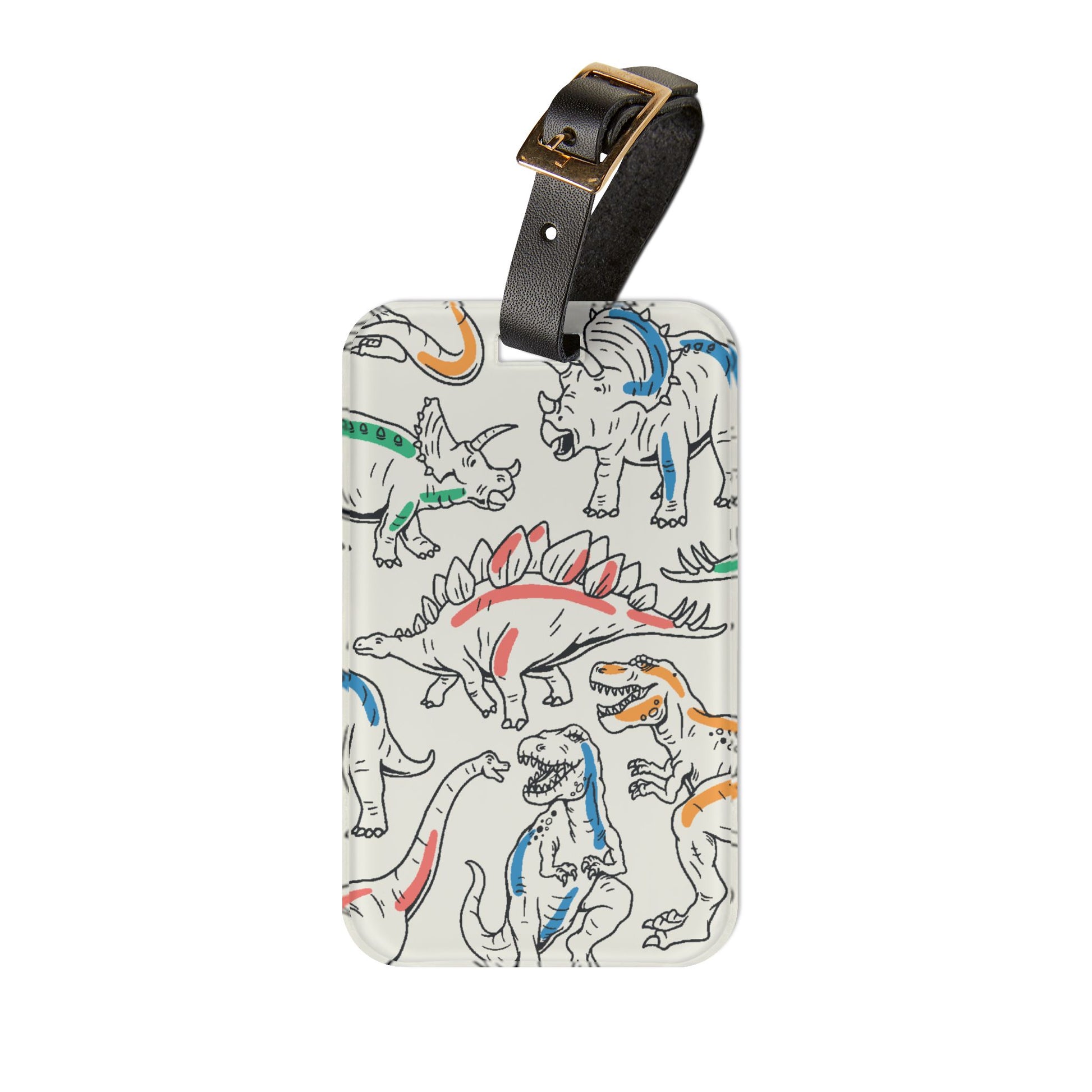 Luggage Tag Dino Print
