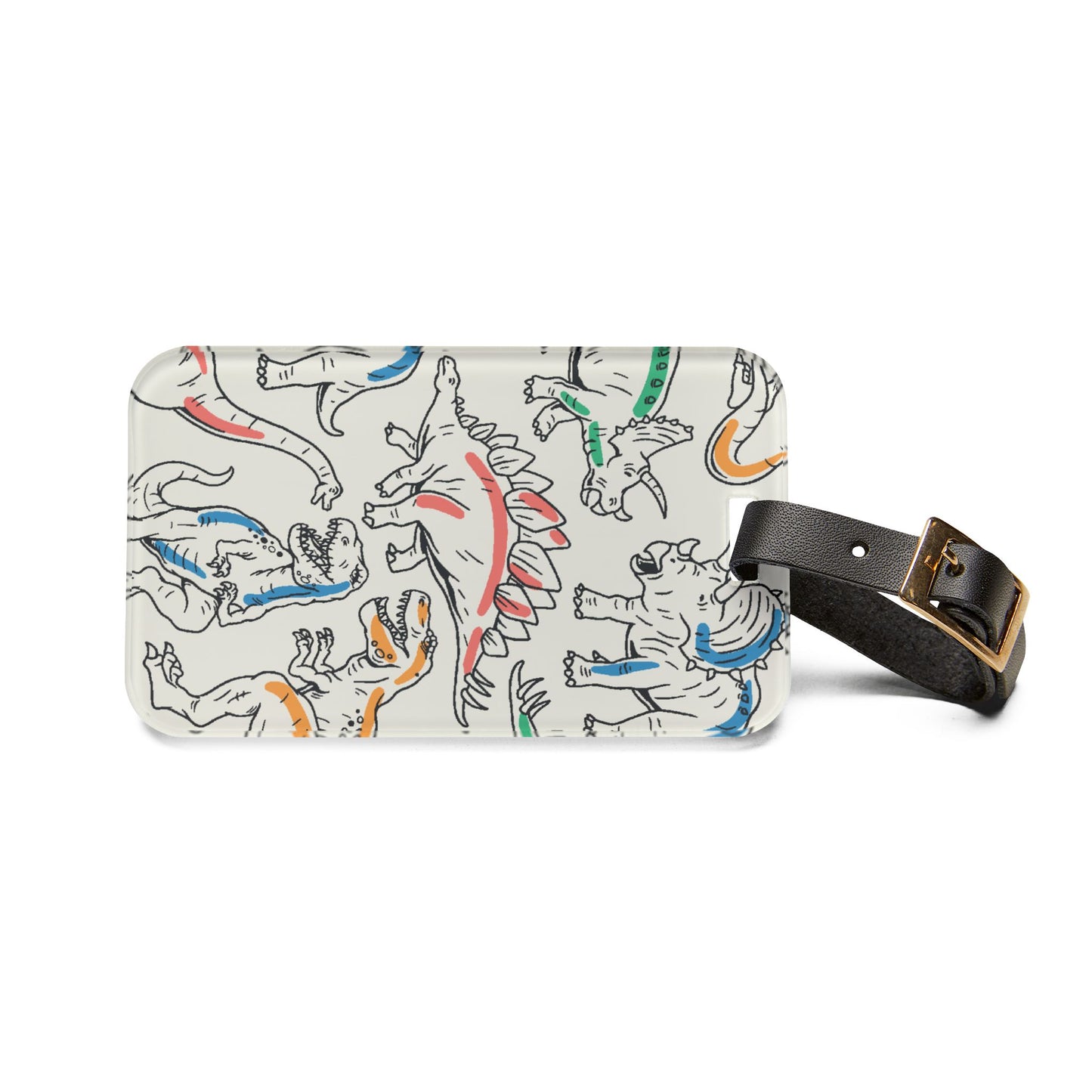 Luggage Tag Dino Print
